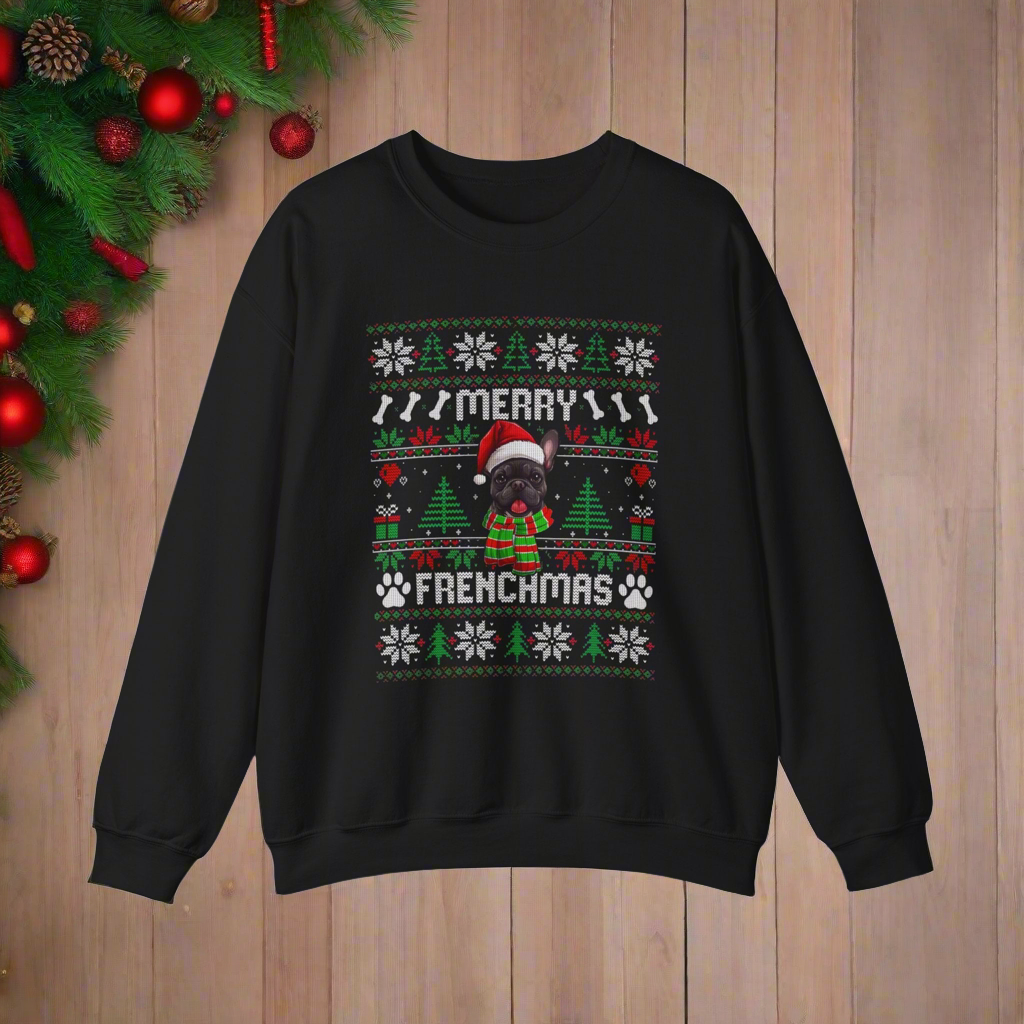 Merry Frenchmas Crew neck Sweatshirt