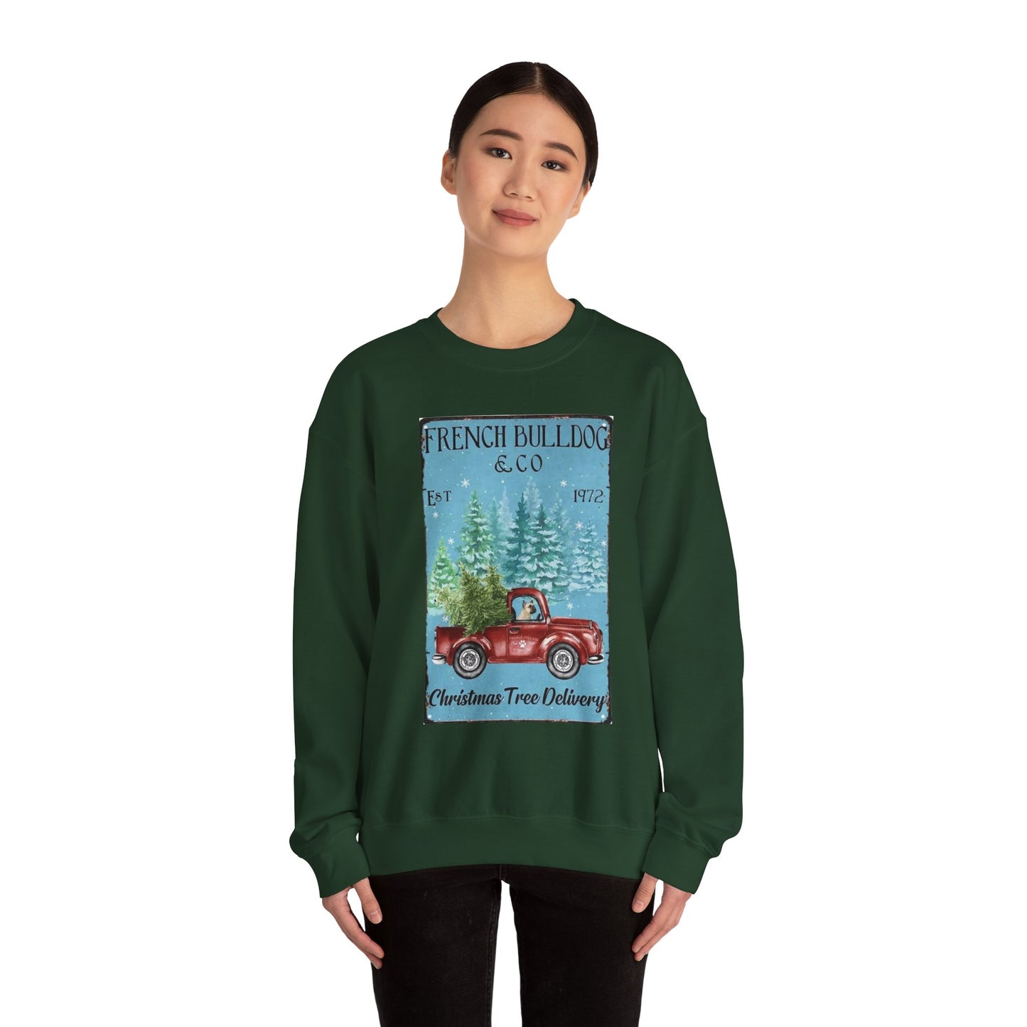 French Bulldog Crewneck Sweatshirt - Tree Company Design