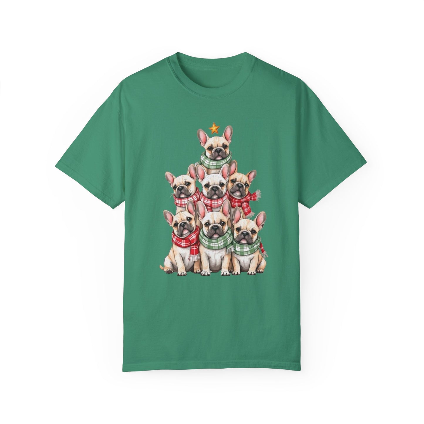 French Bulldog Christmas Tree T-shirt