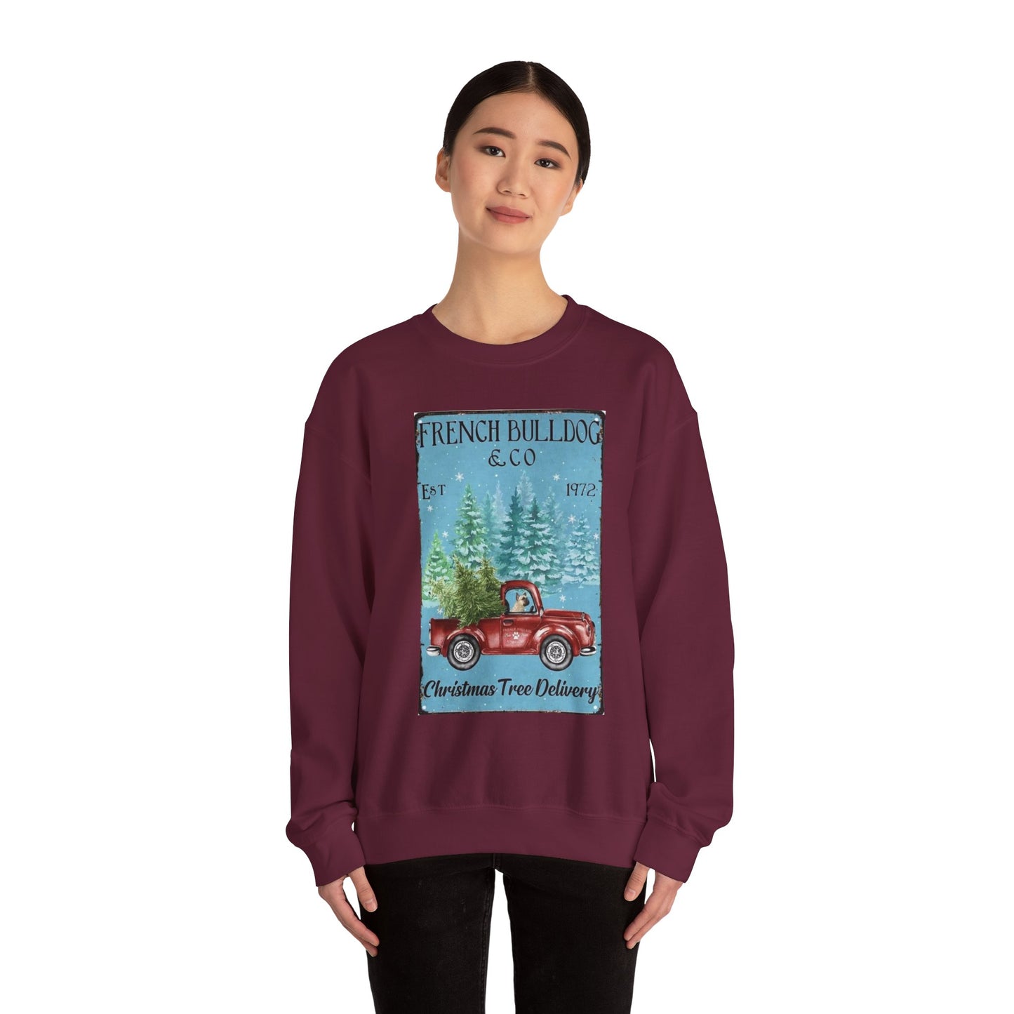 French Bulldog Crewneck Sweatshirt - Tree Company Design