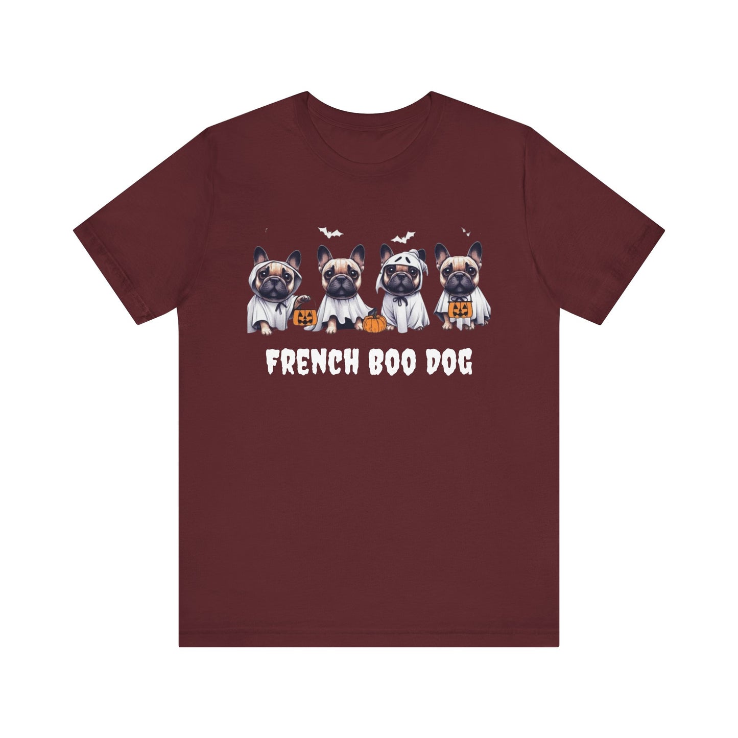 French Boo Dog Halloween Tee