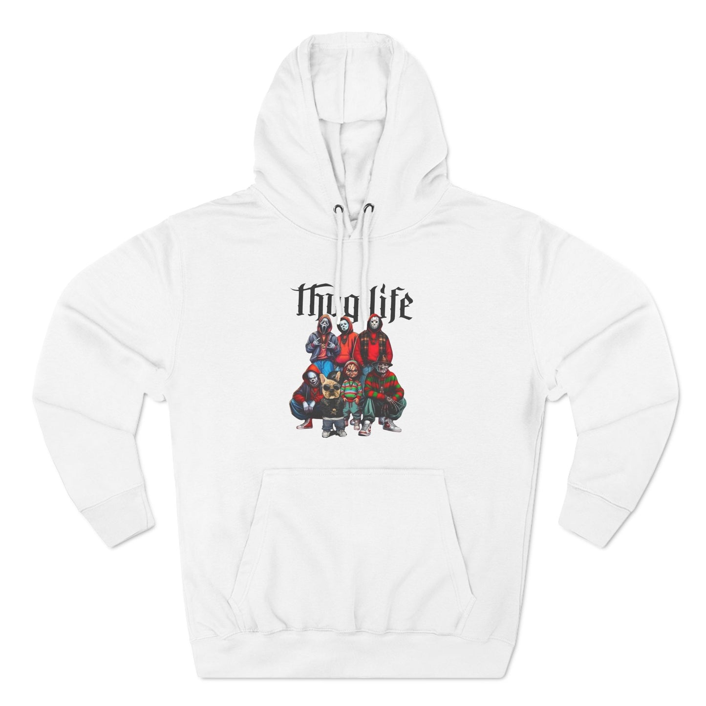 Thug Life Three-Panel Fleece Hoodie