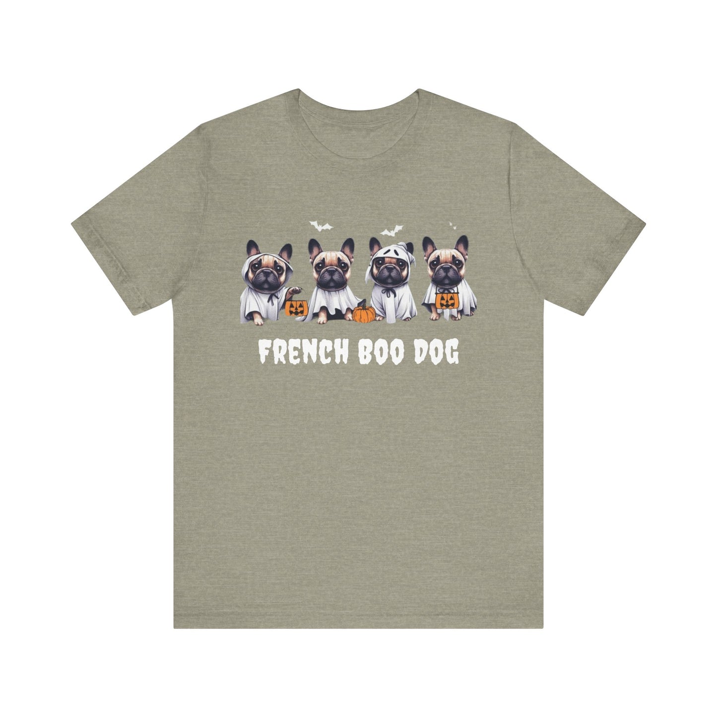 French Boo Dog Halloween Tee