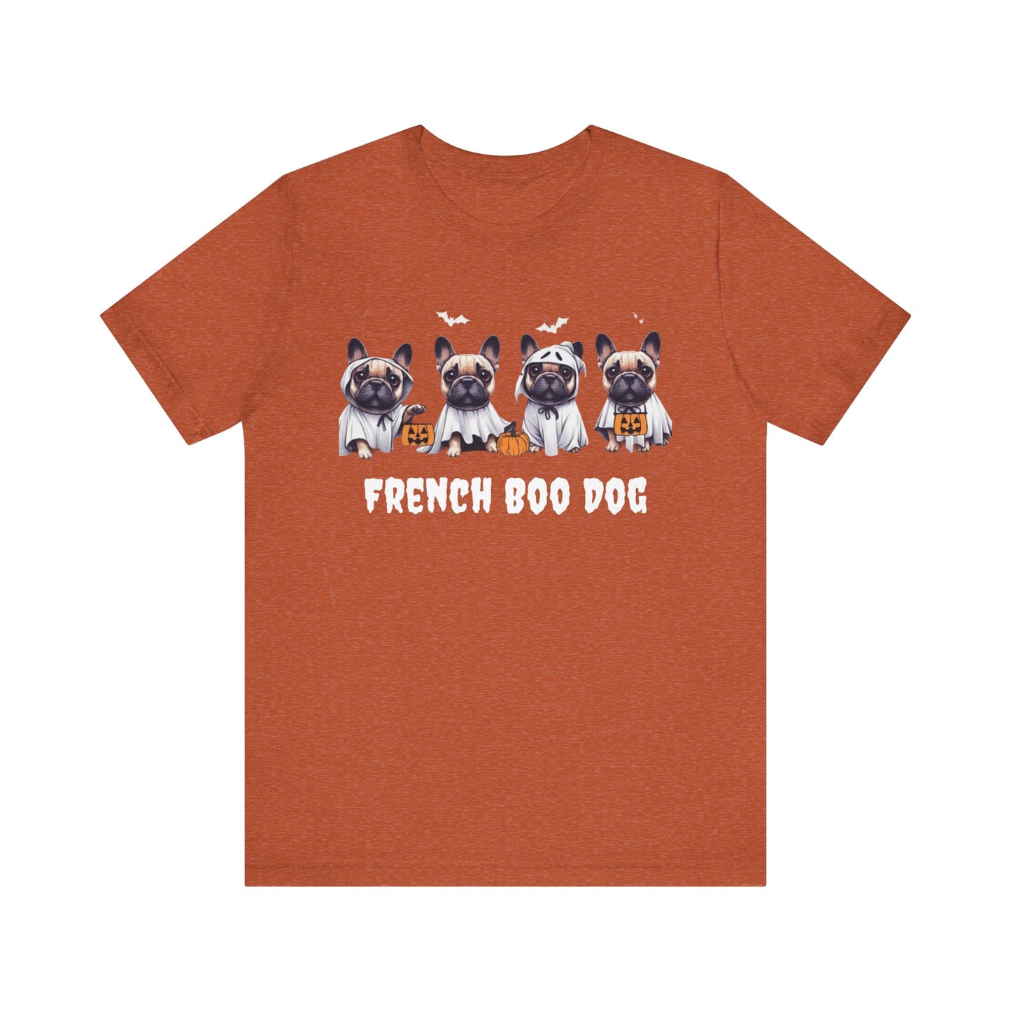 French Boo Dog Halloween Tee