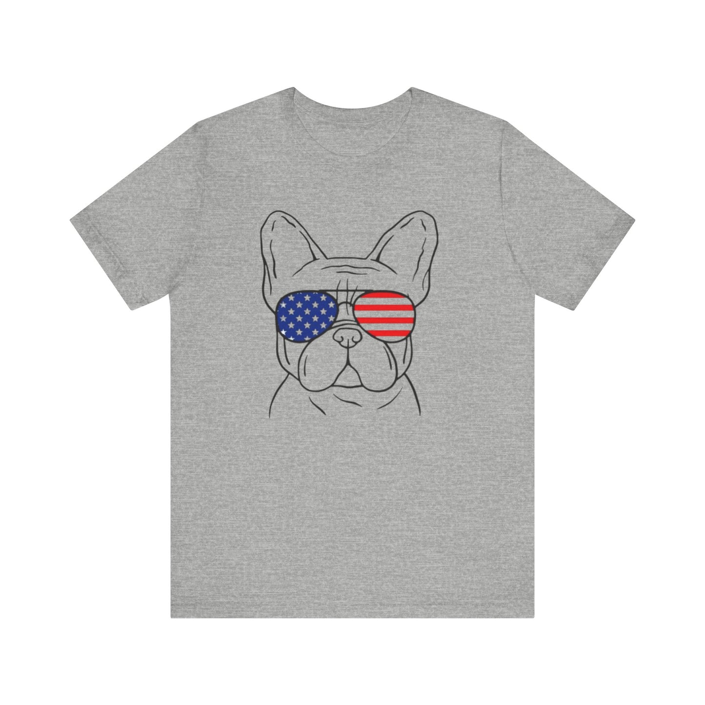 Patriotic Frenchie Unisex Jersey Short Sleeve Tee