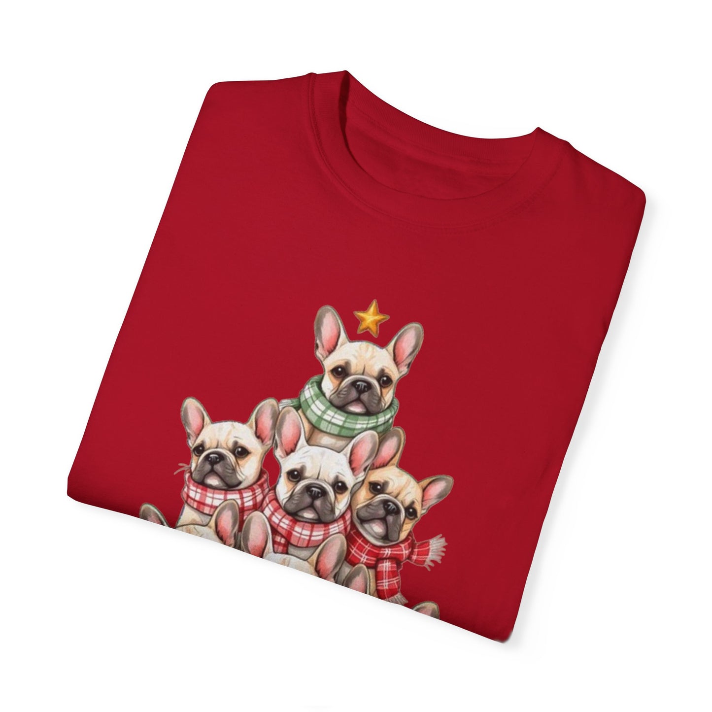 French Bulldog Christmas Tree T-shirt