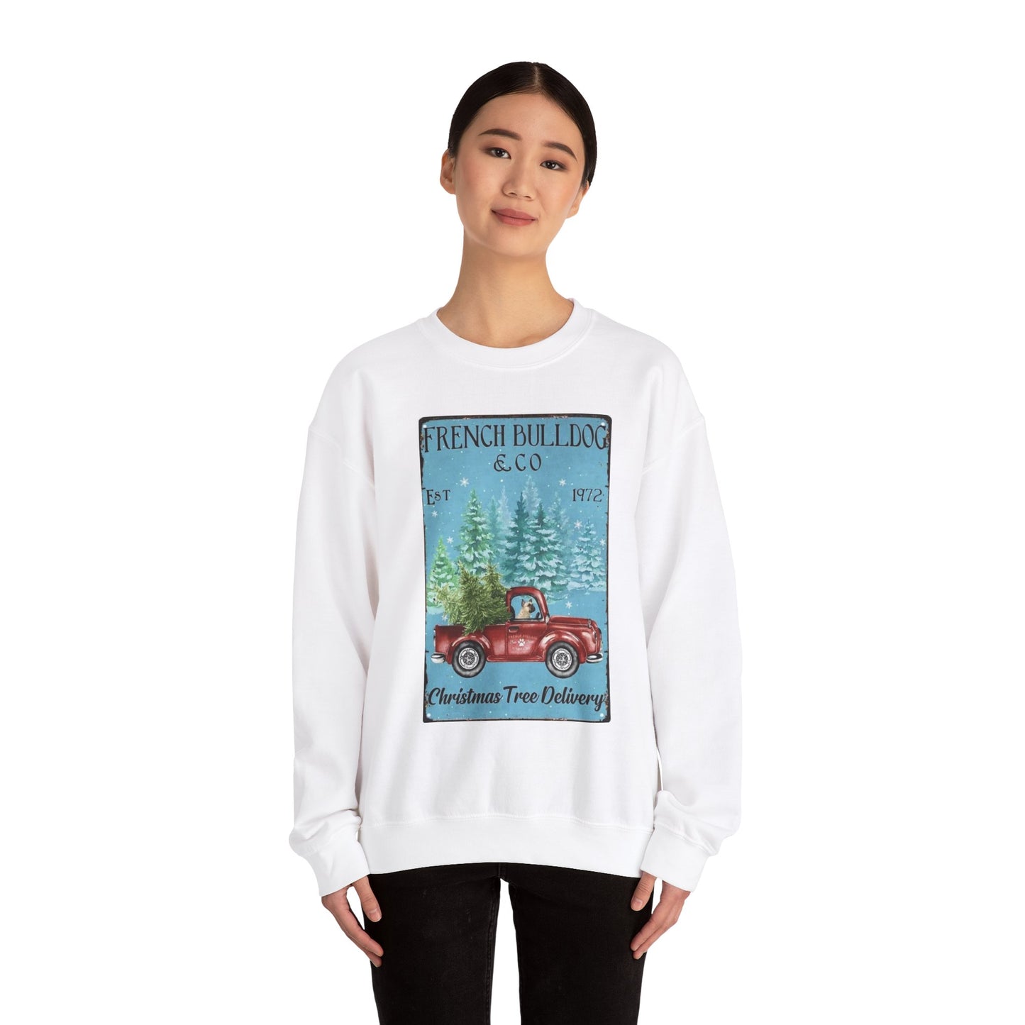 French Bulldog Crewneck Sweatshirt - Tree Company Design