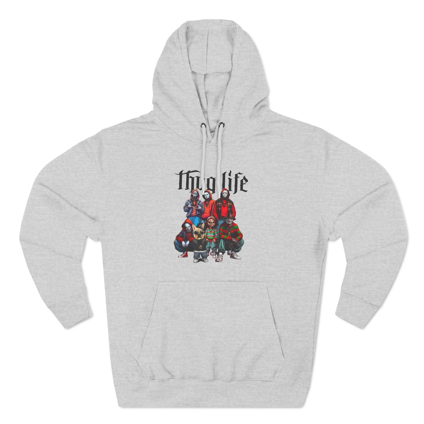 Thug Life Three-Panel Fleece Hoodie