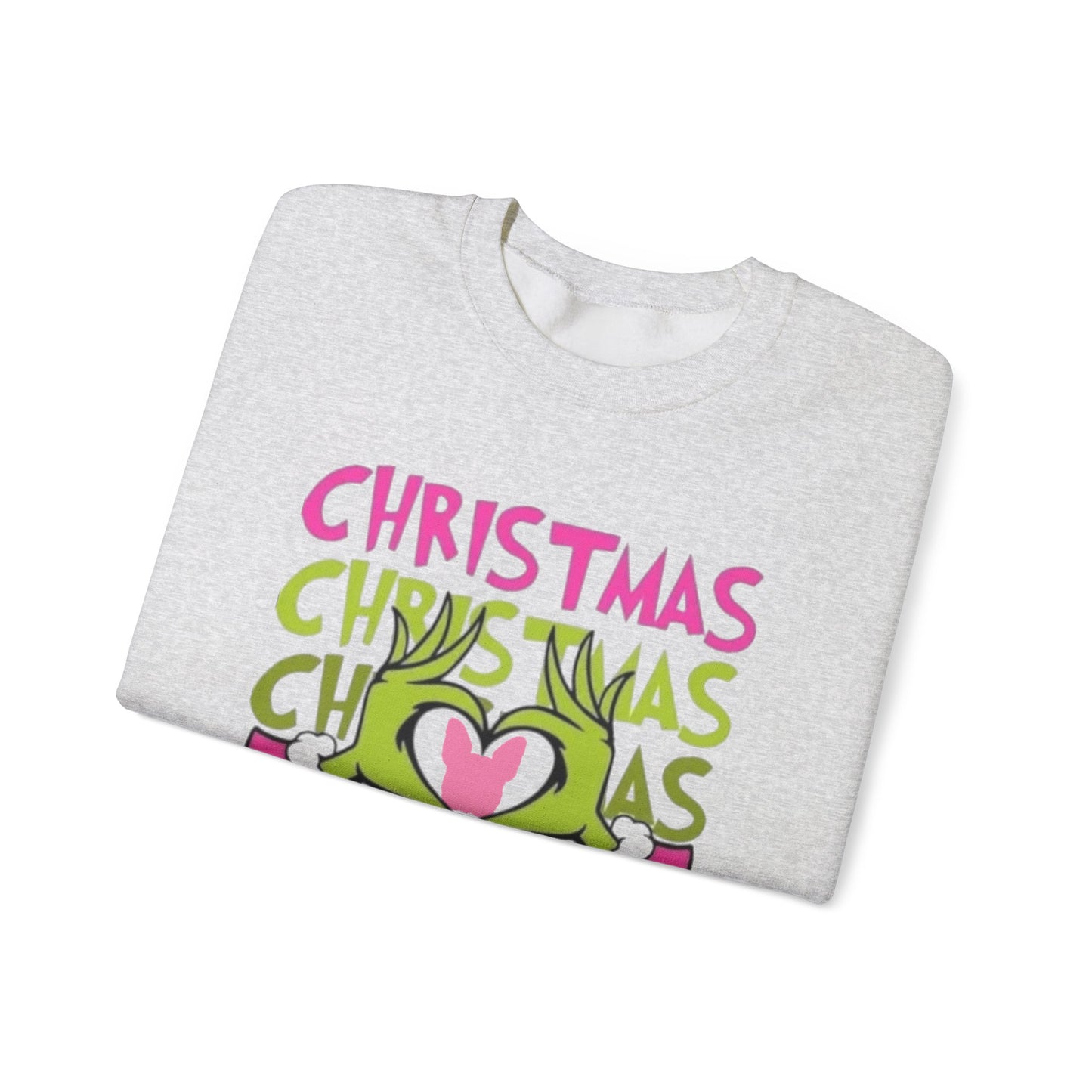 Frenchie Grinch Sweatshirt Silhouette Design