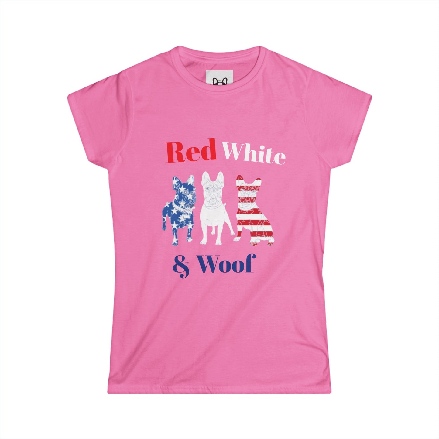 Patriotic Frenchie Women's Softstyle Tee