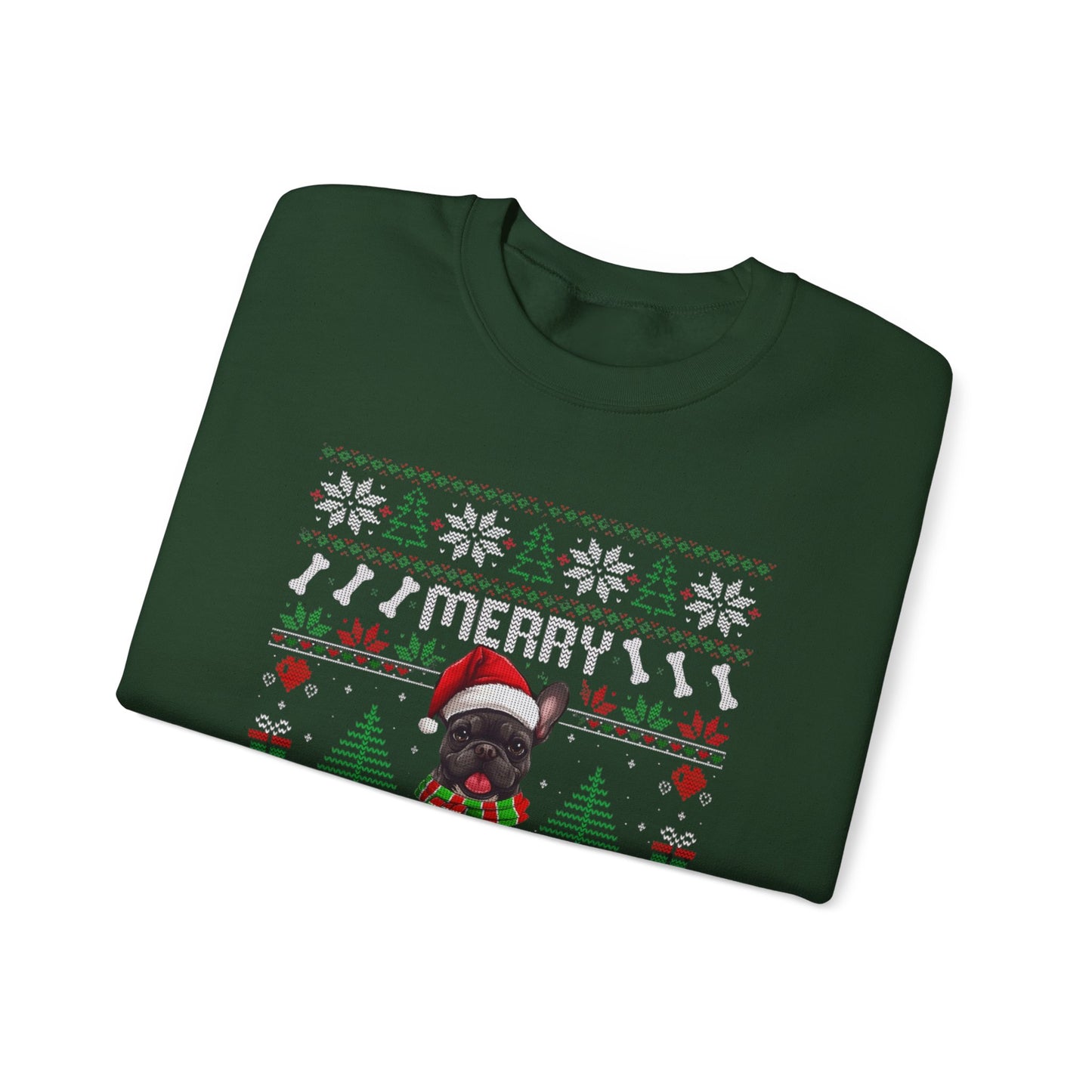 Merry Frenchmas Crew neck Sweatshirt