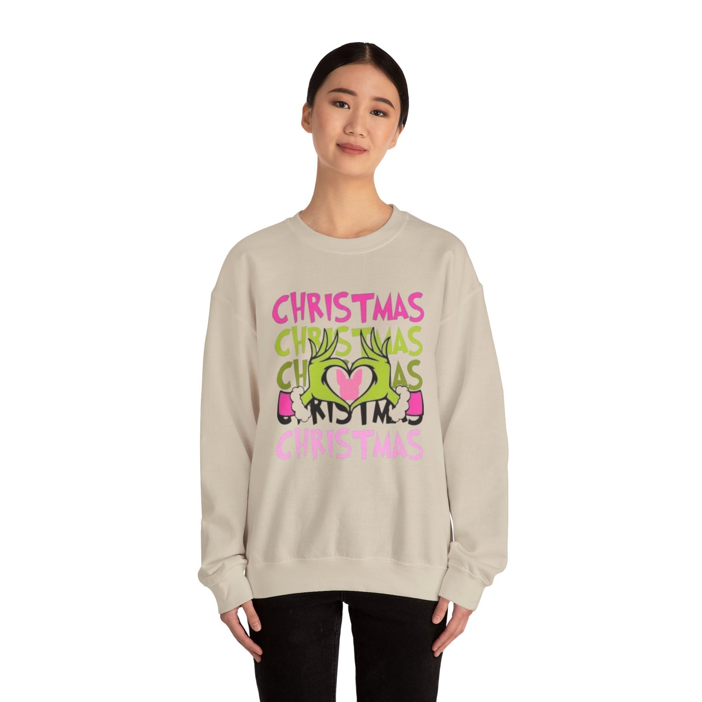 Frenchie Grinch Sweatshirt Silhouette Design