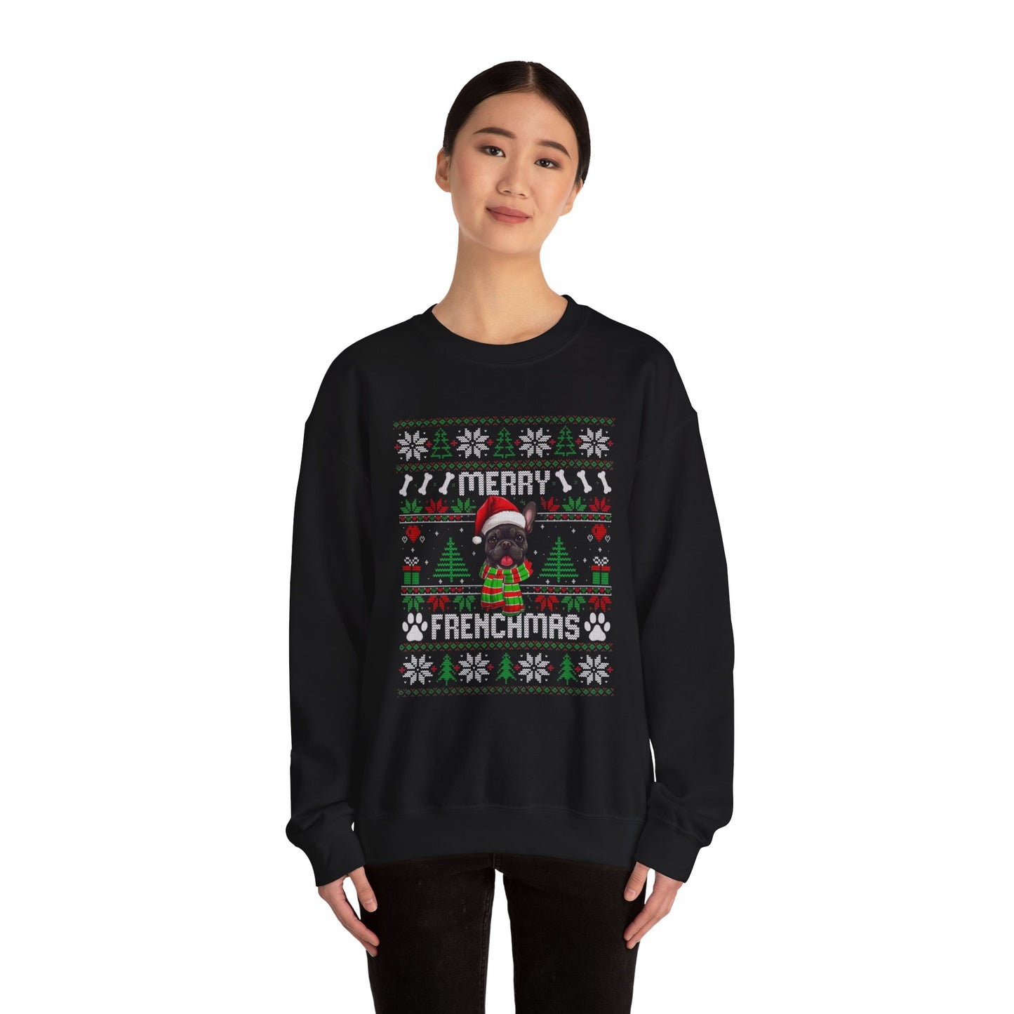 Merry Frenchmas Crew neck Sweatshirt