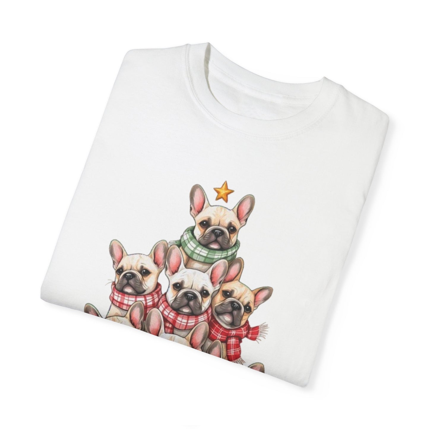 French Bulldog Christmas Tree T-shirt