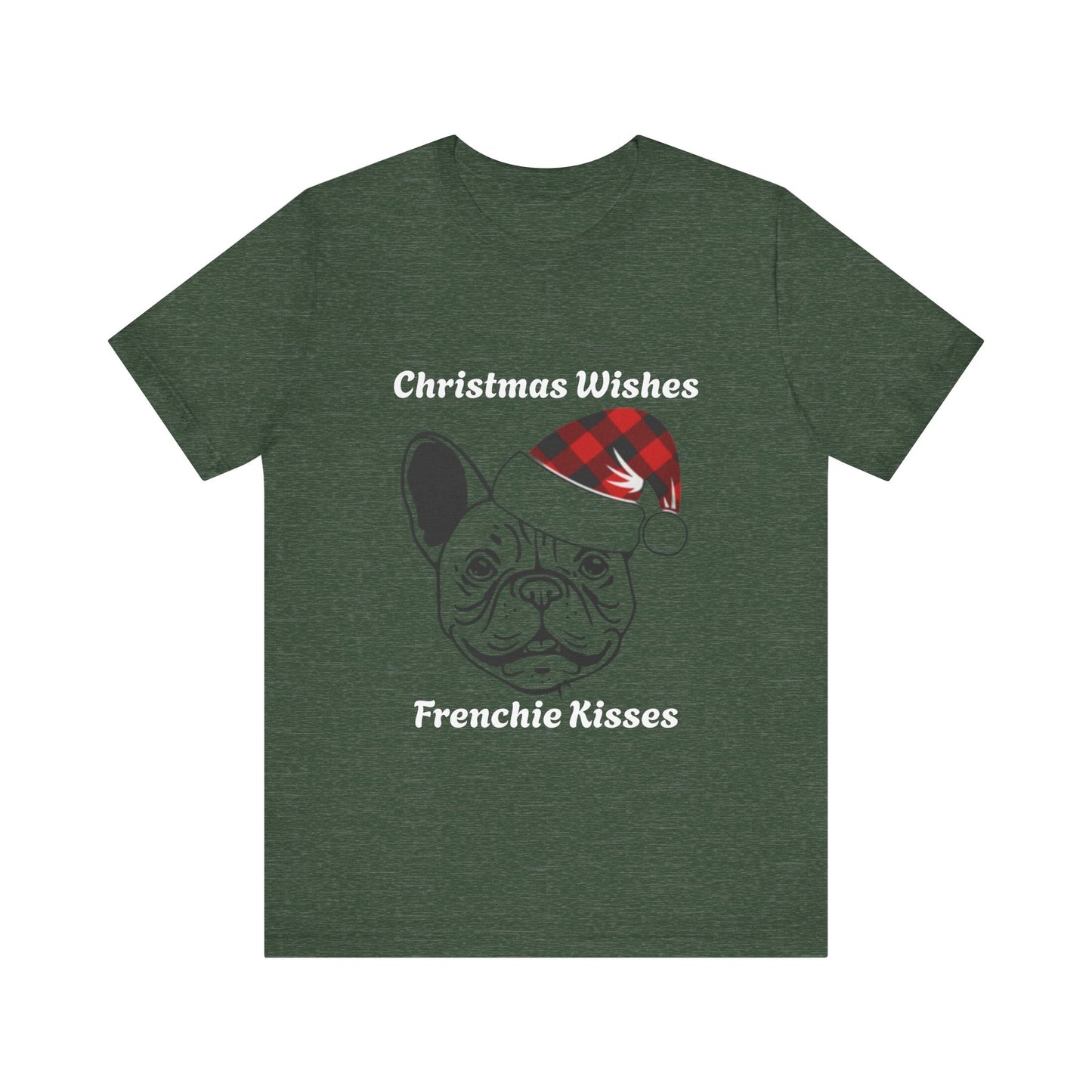 French Bulldog Santa Hat Tee