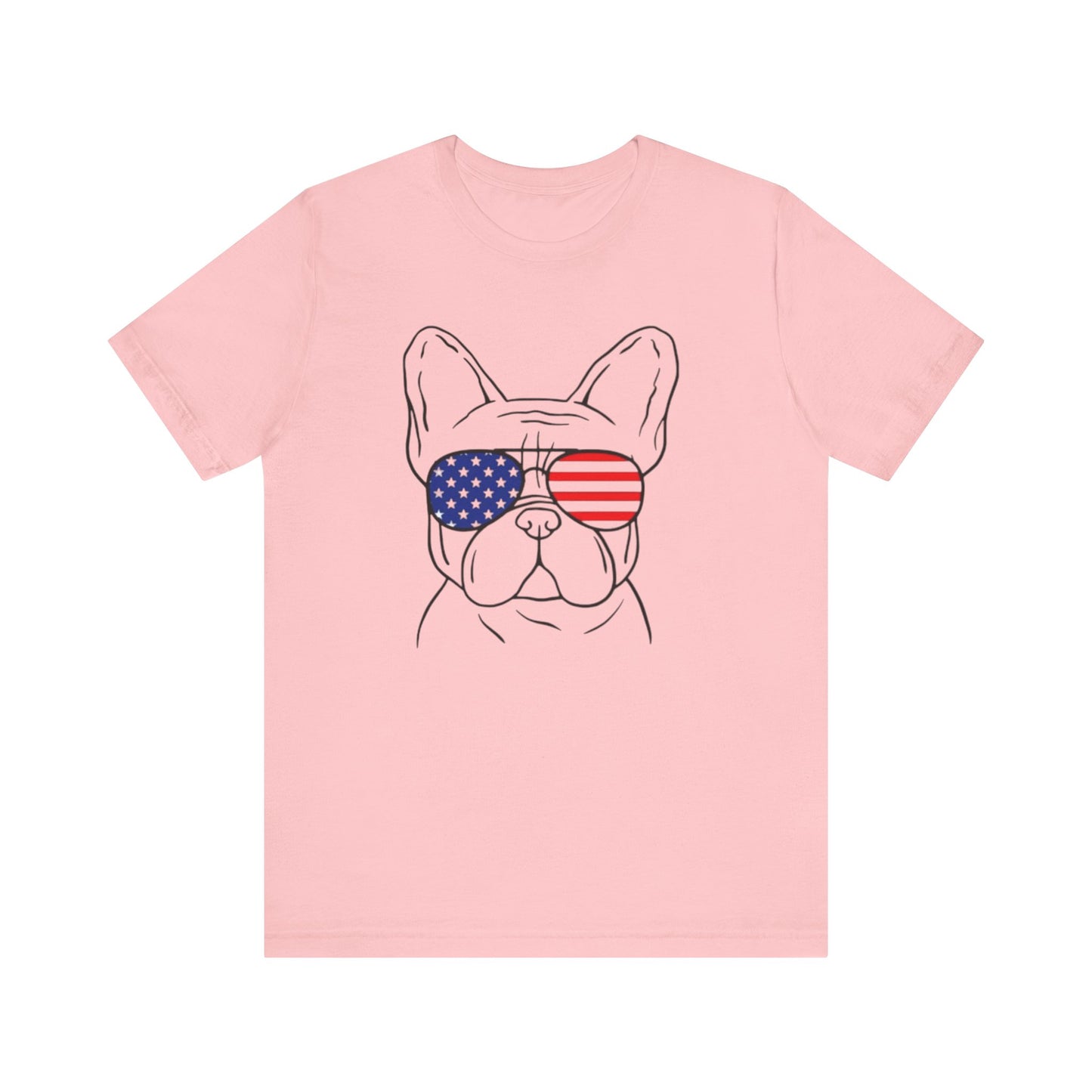 Patriotic Frenchie Unisex Jersey Short Sleeve Tee