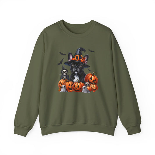 Frenchie Witch Unisex Heavy Blend™ Crewneck Sweatshirt