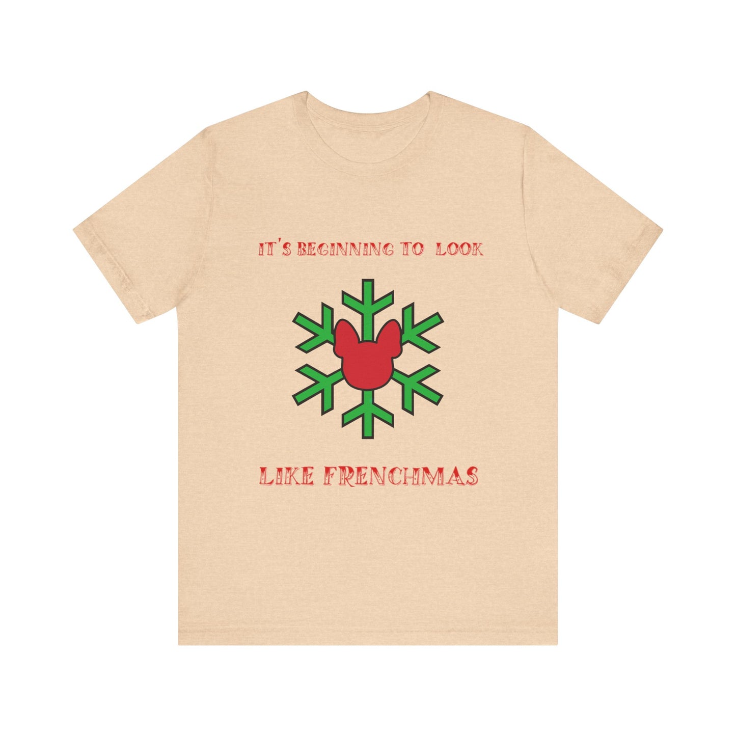 French Bulldog Snowflake Tee