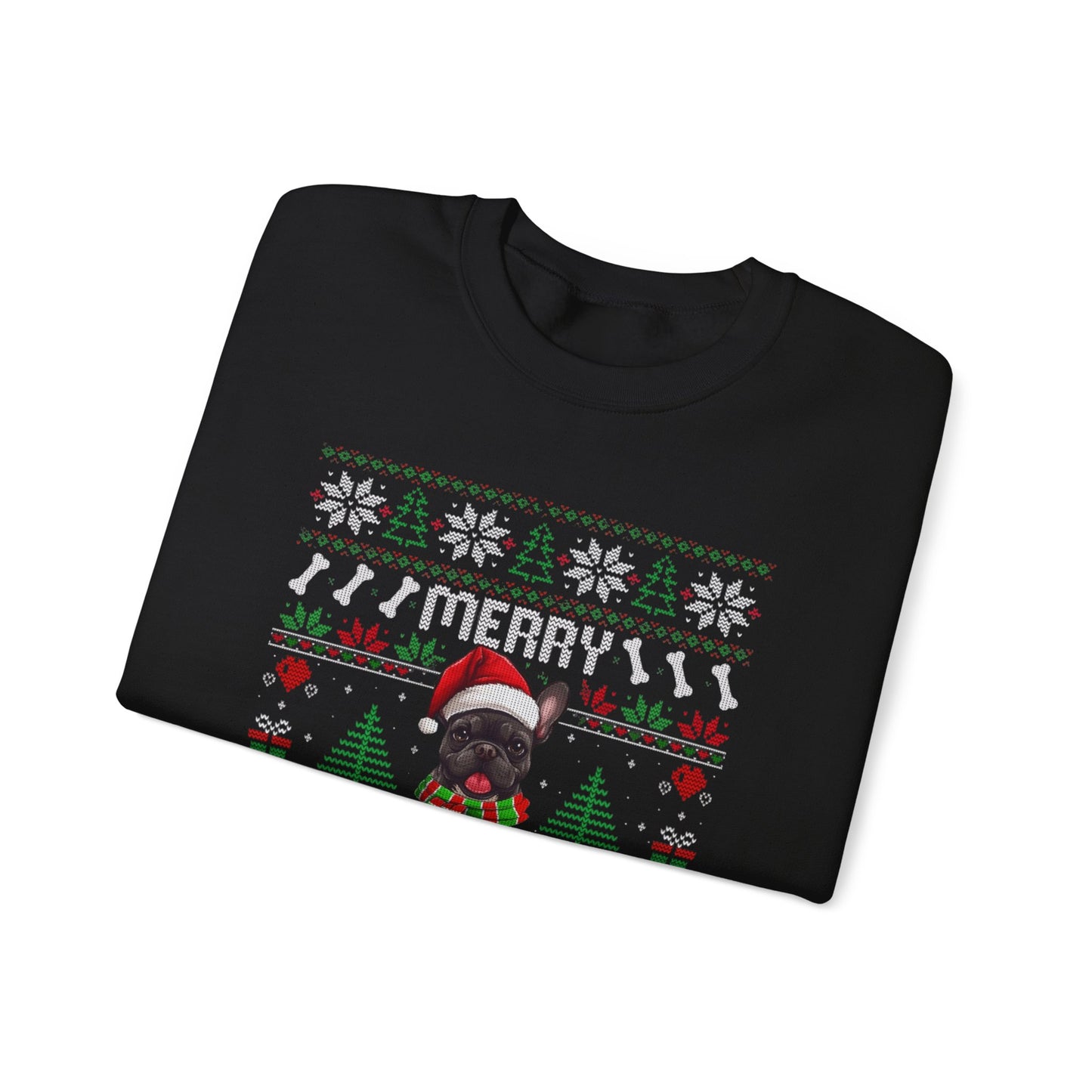 Merry Frenchmas Crew neck Sweatshirt