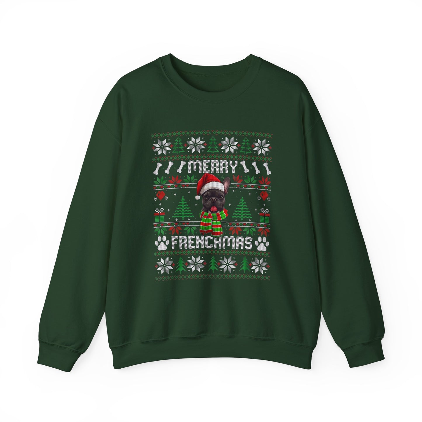 Merry Frenchmas Crew neck Sweatshirt