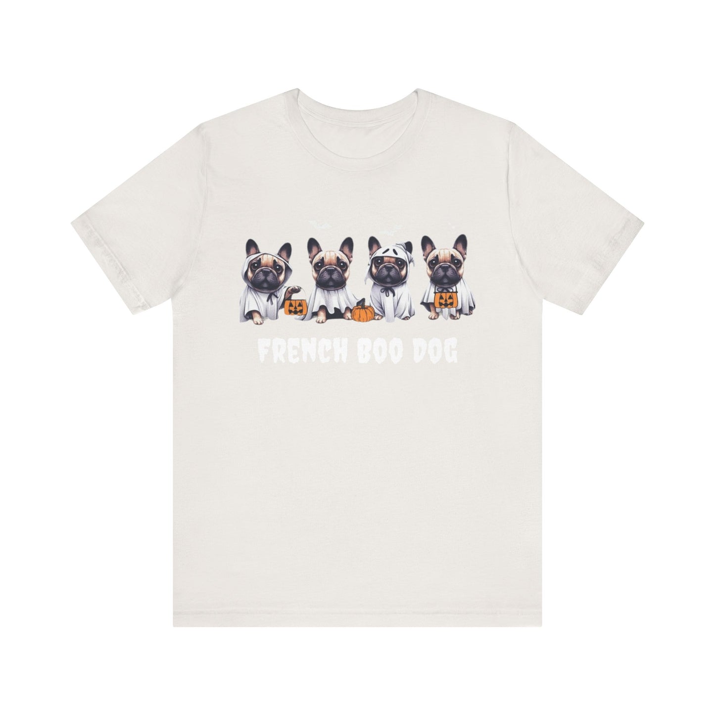 French Boo Dog Halloween Tee