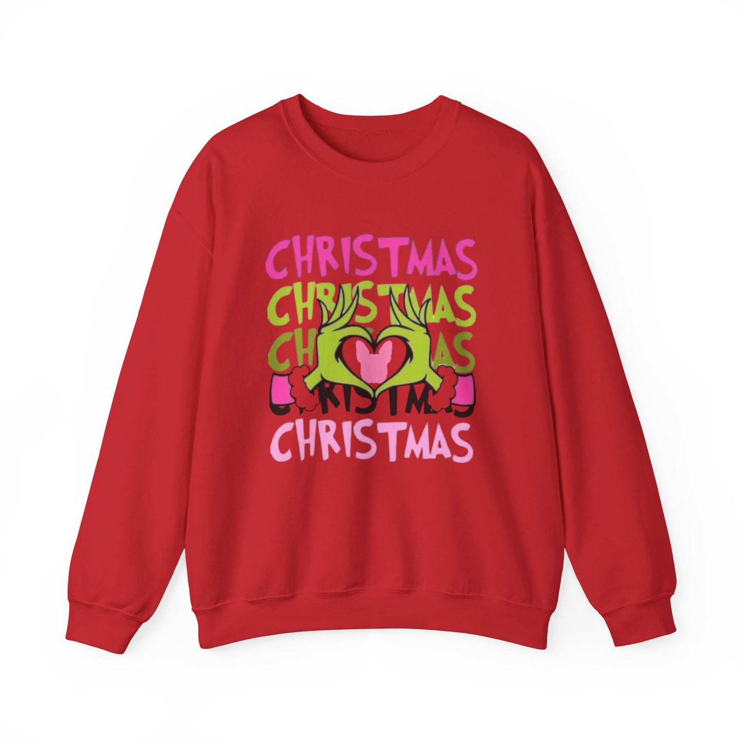 Frenchie Grinch Sweatshirt Silhouette Design