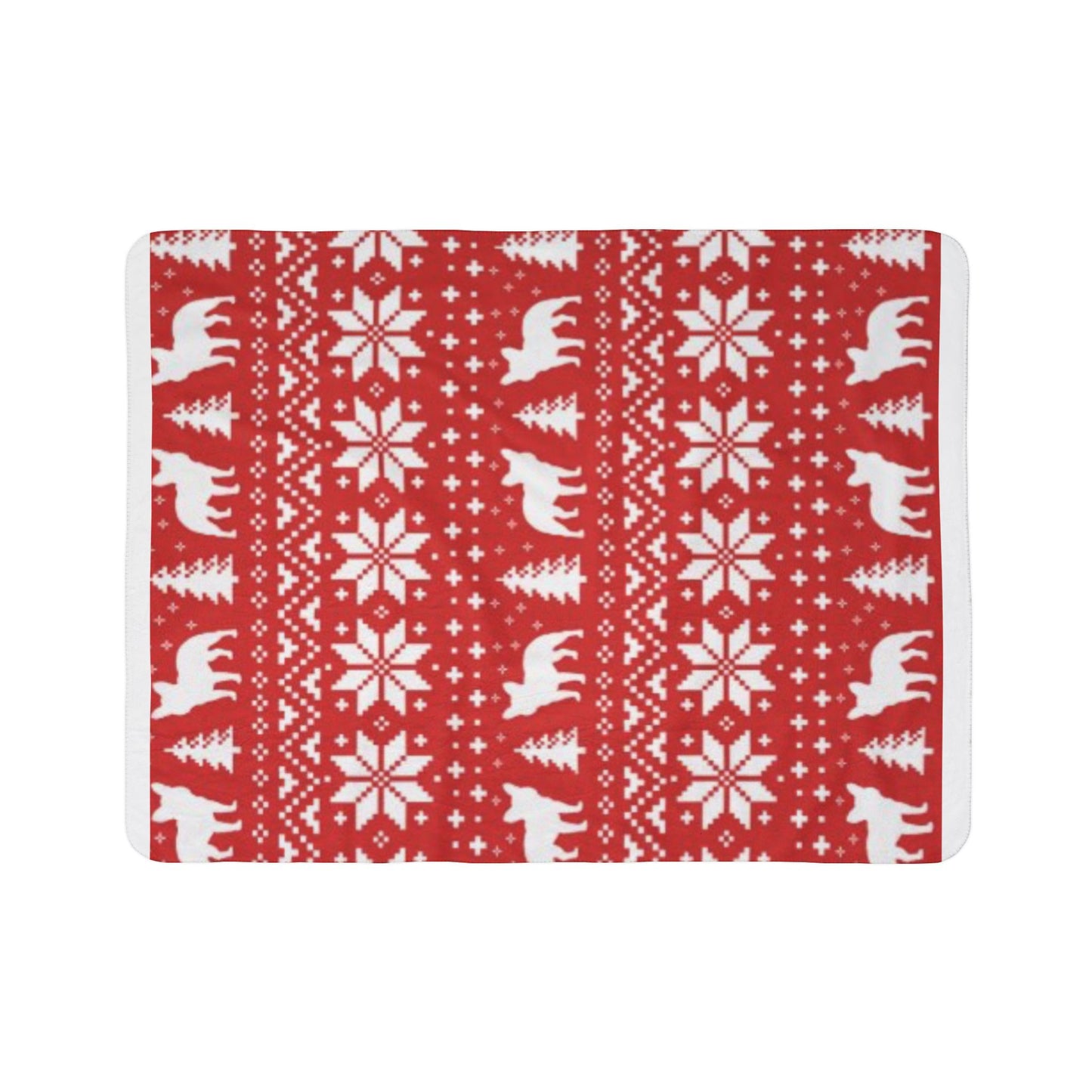 Sherpa Christmas Blanket