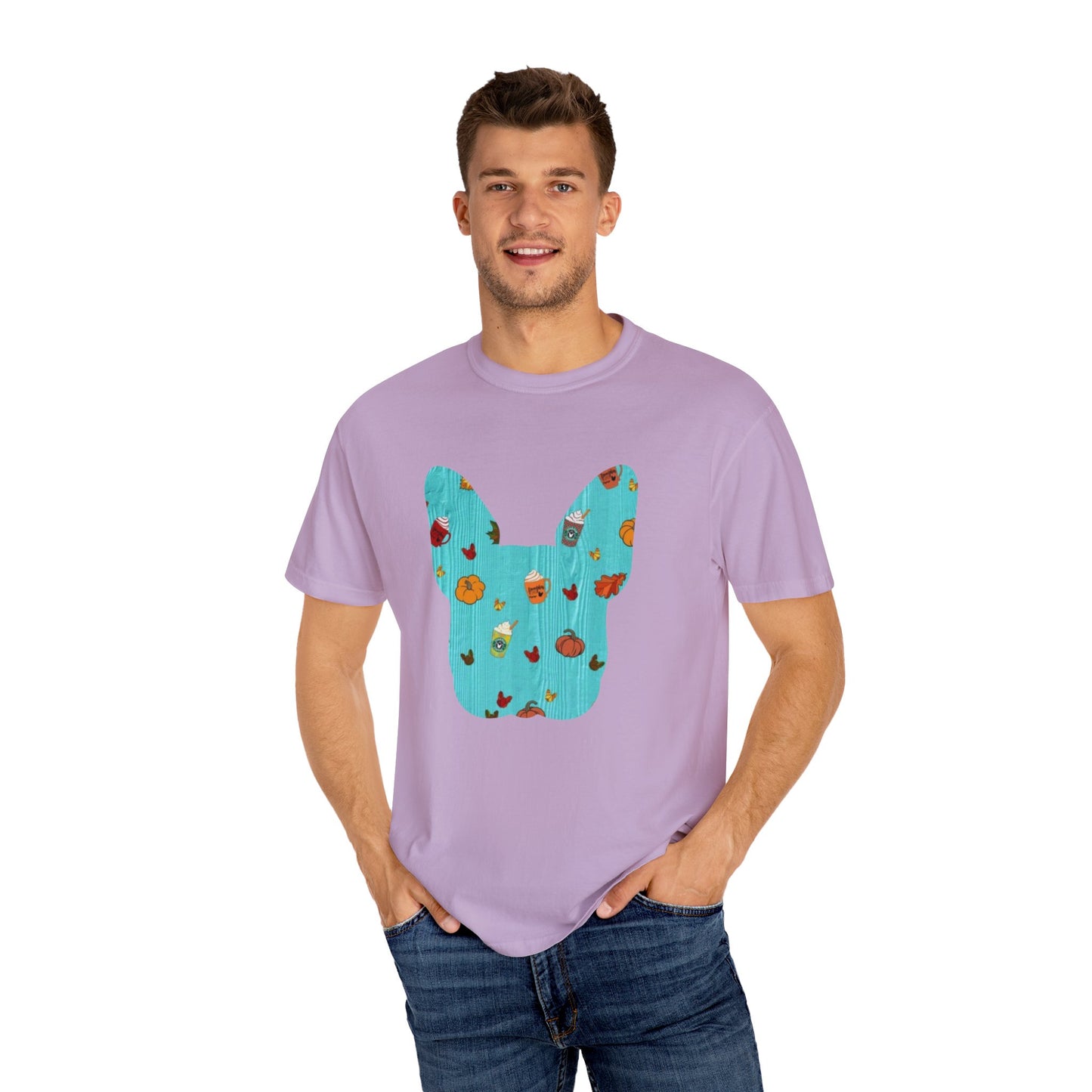 Harvest Frenchie Unisex Garment-Dyed T-shirt