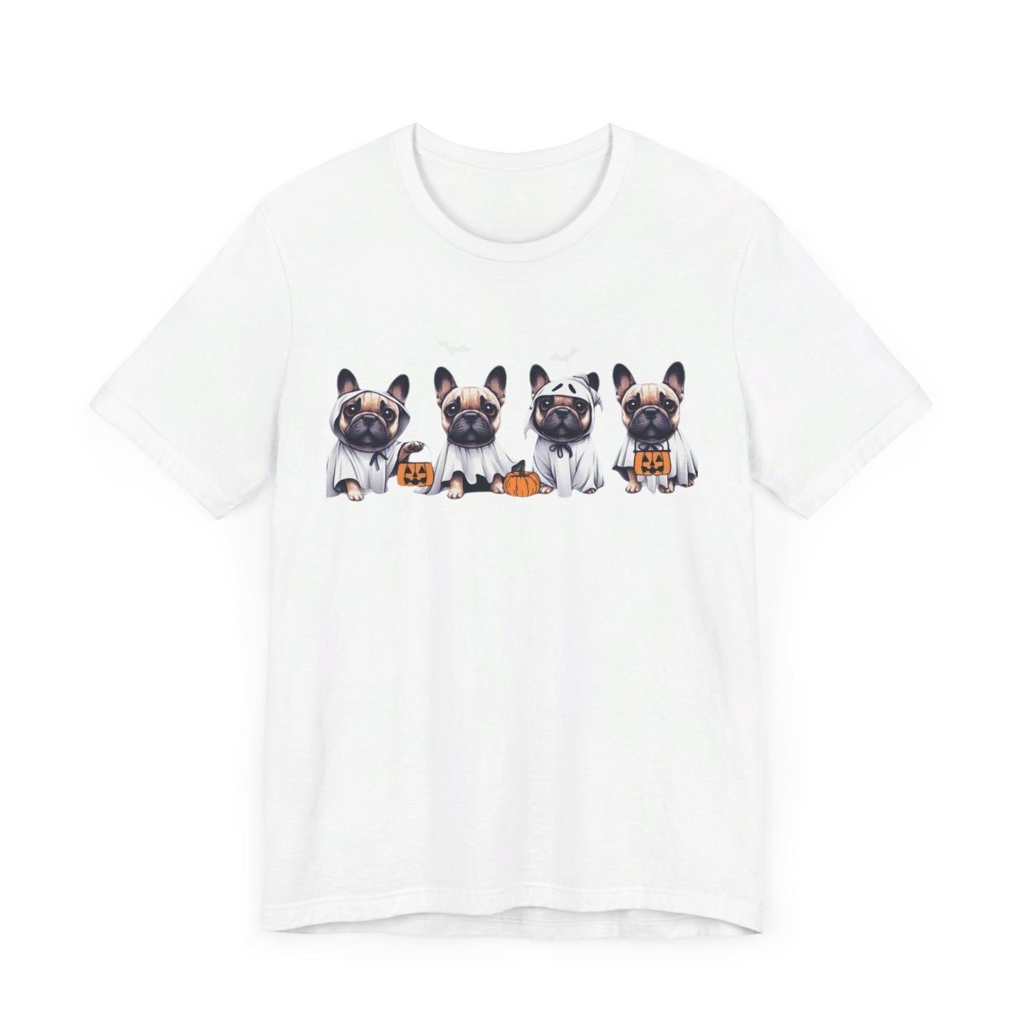 French Boo Dog Halloween Tee