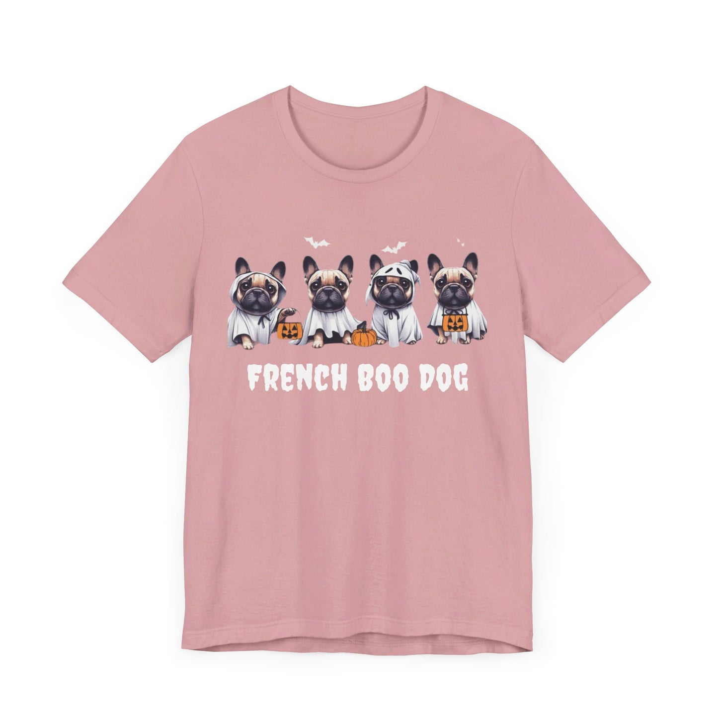 French Boo Dog Halloween Tee