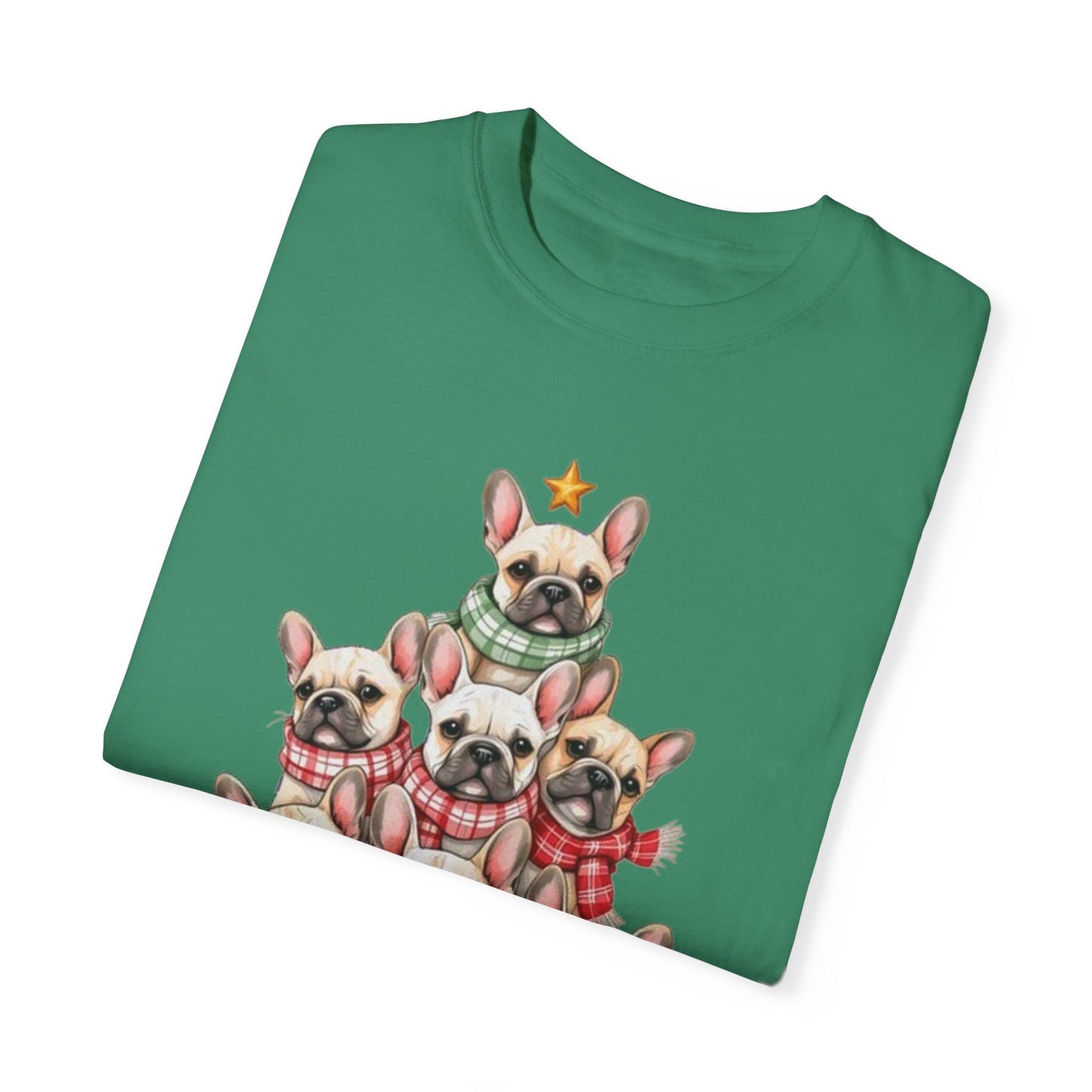 French Bulldog Christmas Tree T-shirt