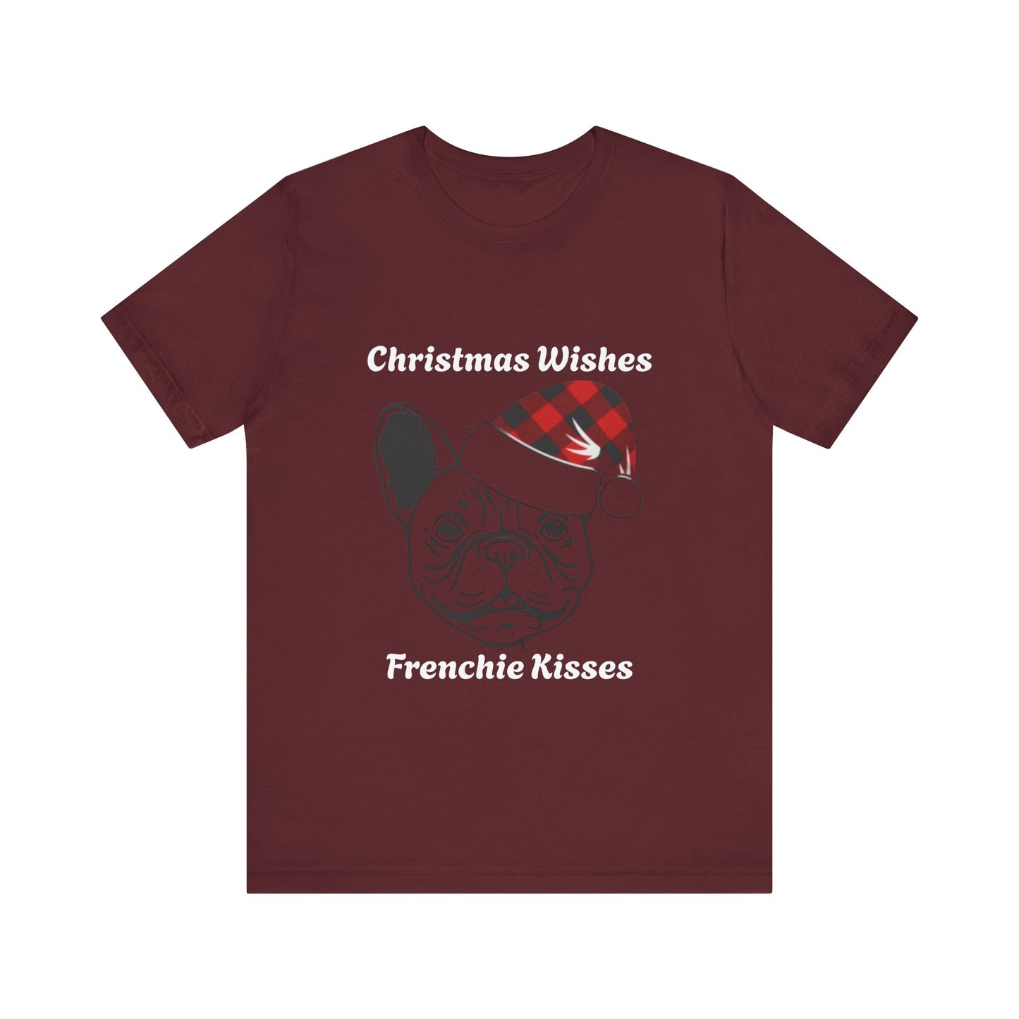 French Bulldog Santa Hat Tee