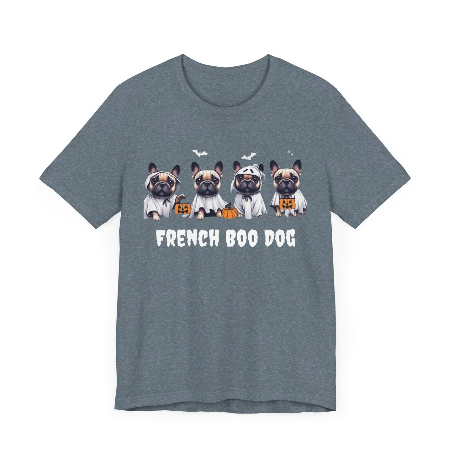 French Boo Dog Halloween Tee