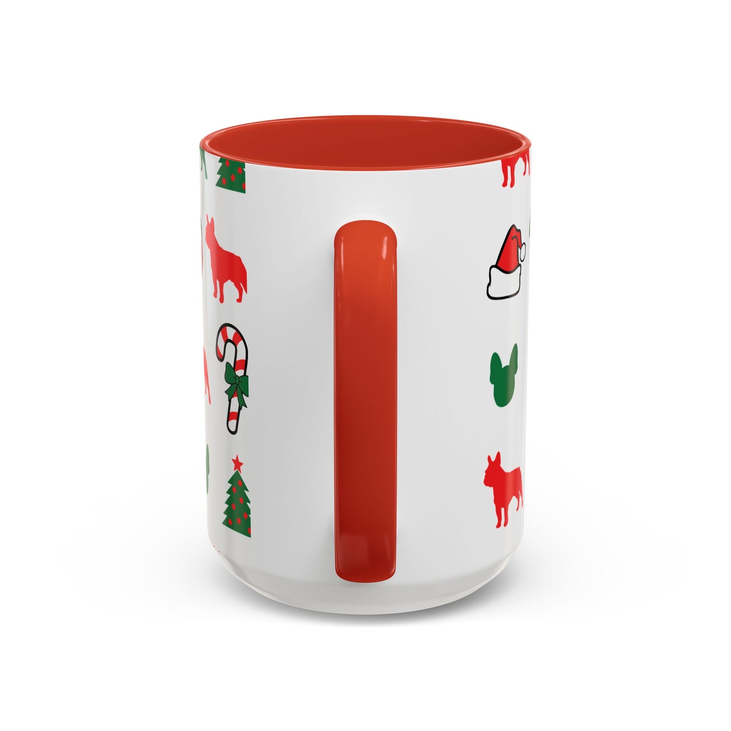 Mug - Frenchie Christmas Accent Coffee Mug (11, 15oz)