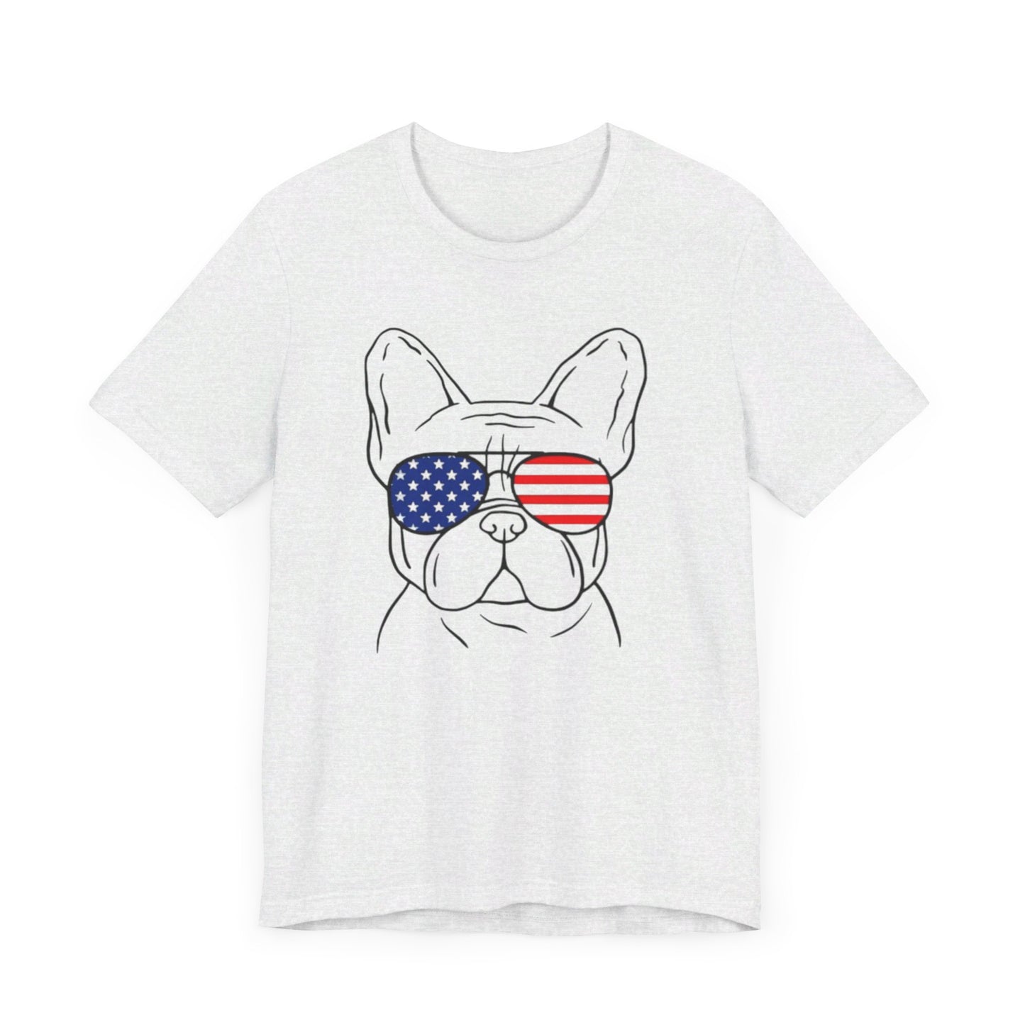 Patriotic Frenchie Unisex Jersey Short Sleeve Tee