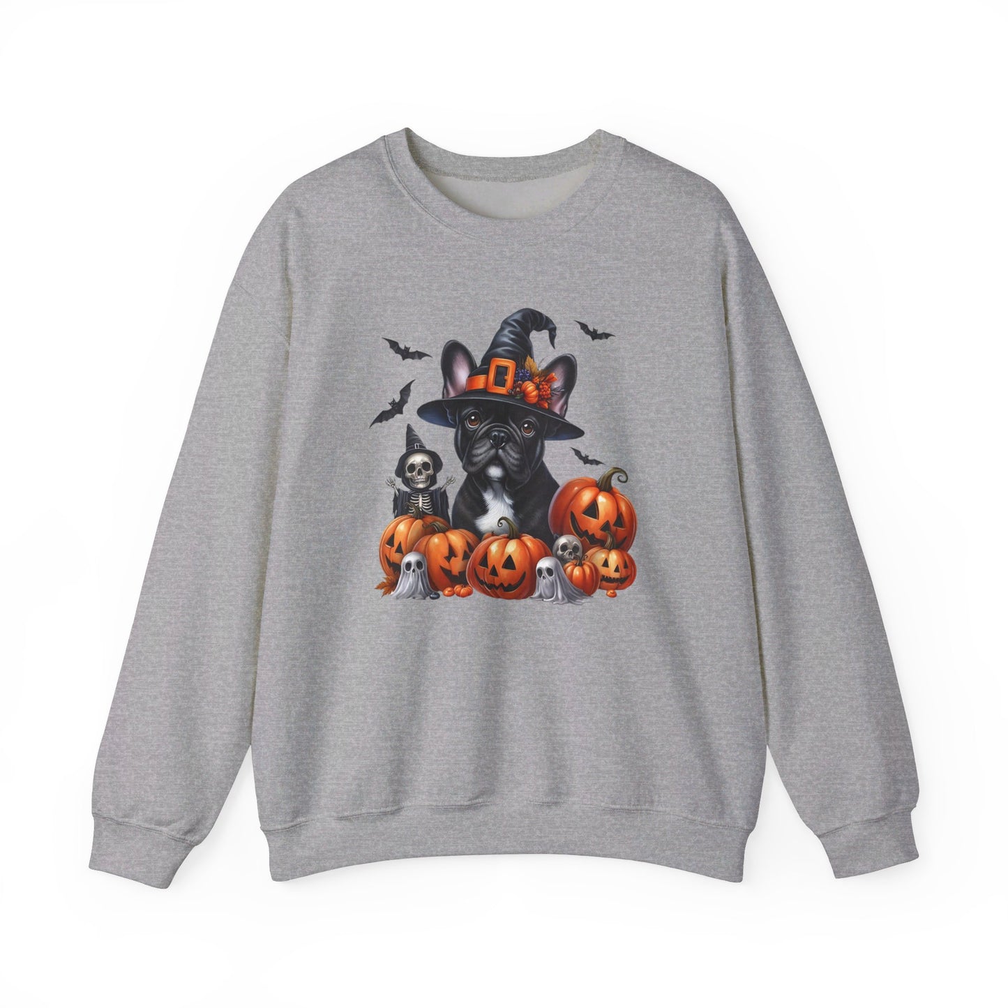 Frenchie Witch Unisex Heavy Blend™ Crewneck Sweatshirt