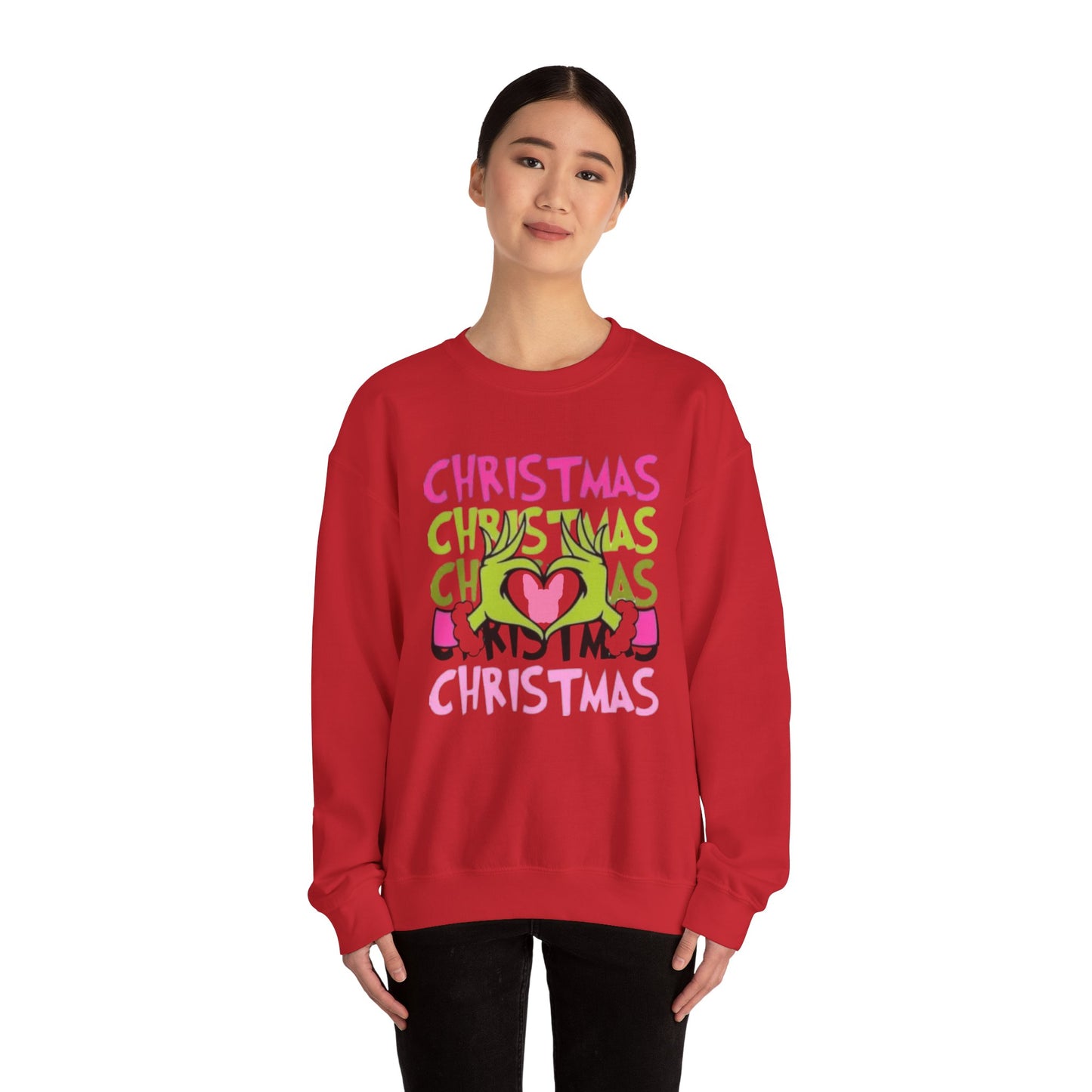 Frenchie Grinch Sweatshirt Silhouette Design