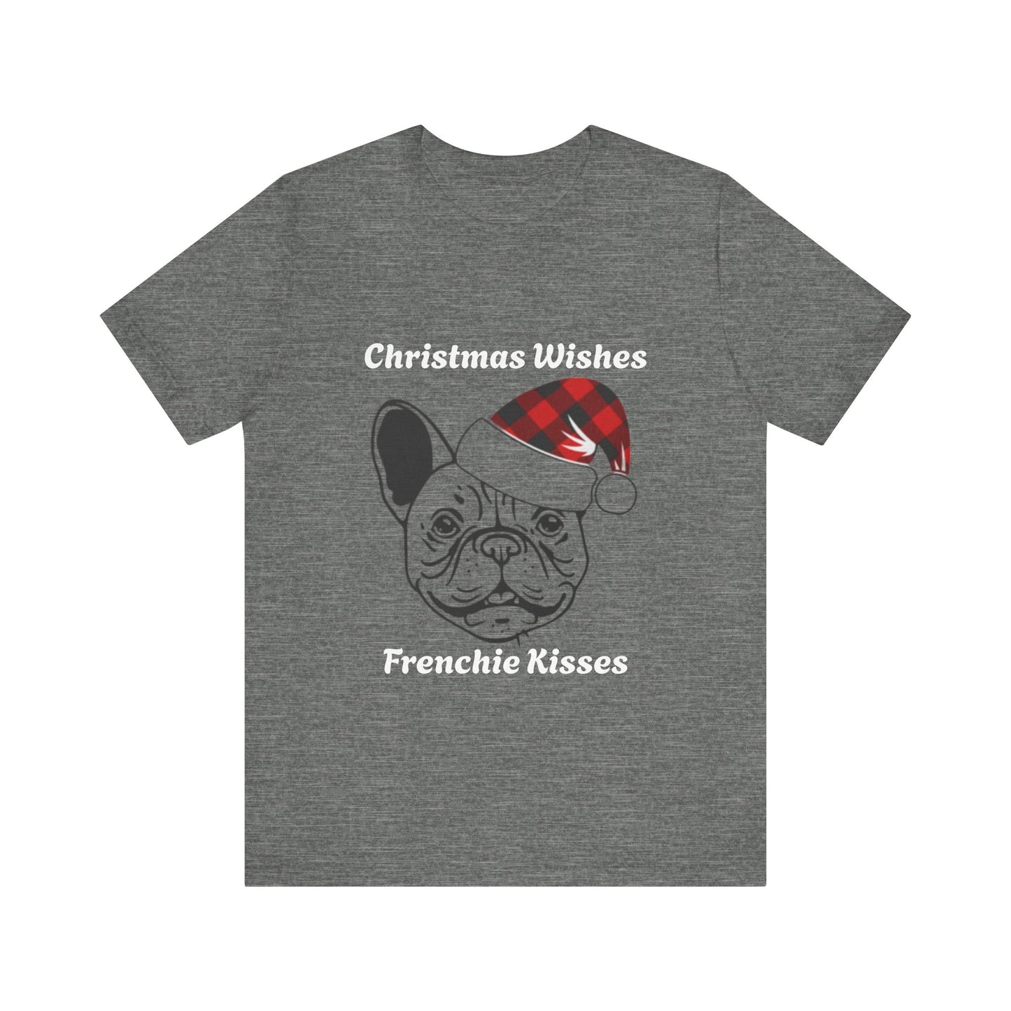 French Bulldog Santa Hat Tee