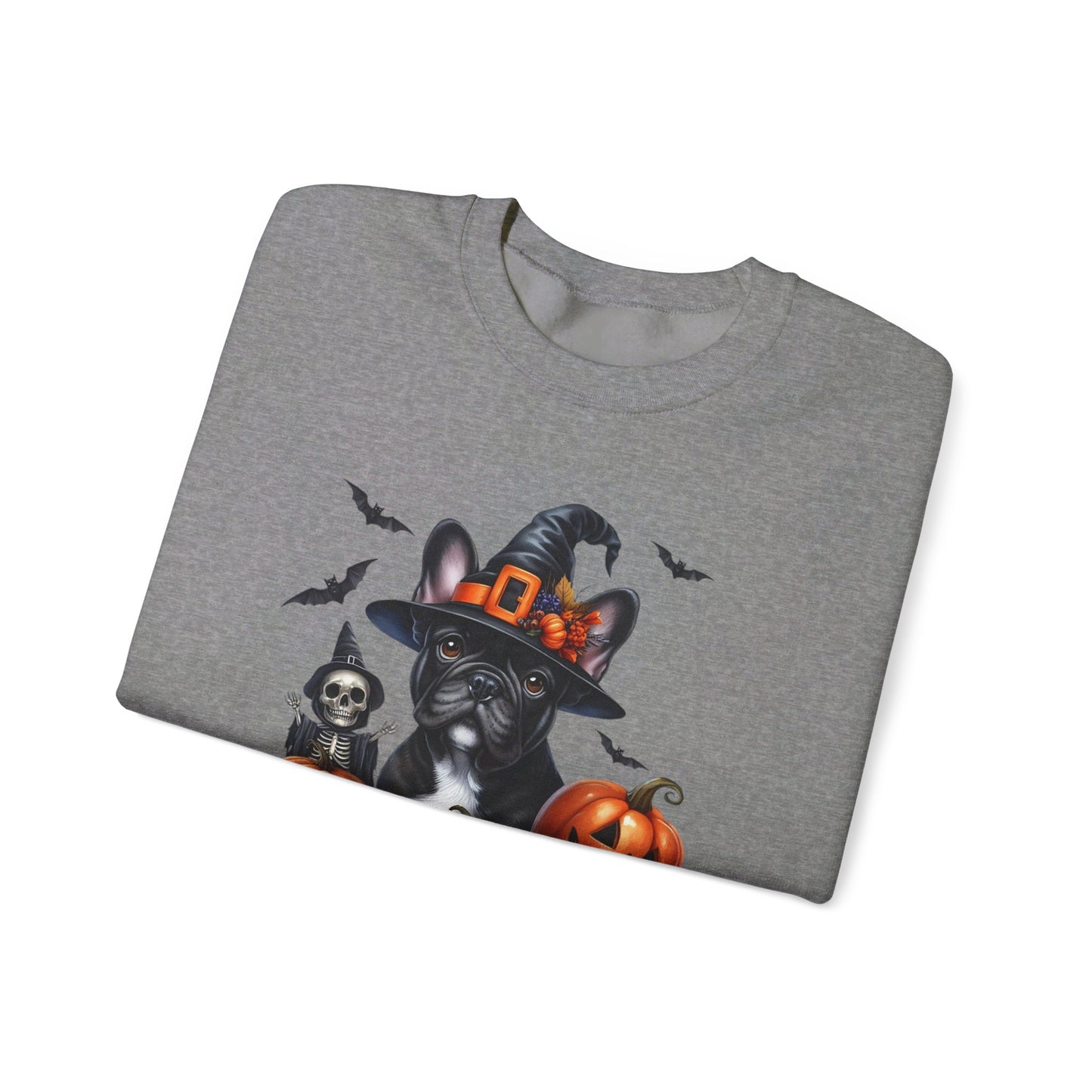 Frenchie Witch Unisex Heavy Blend™ Crewneck Sweatshirt