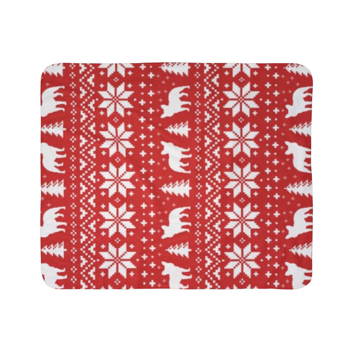 Sherpa Christmas Blanket