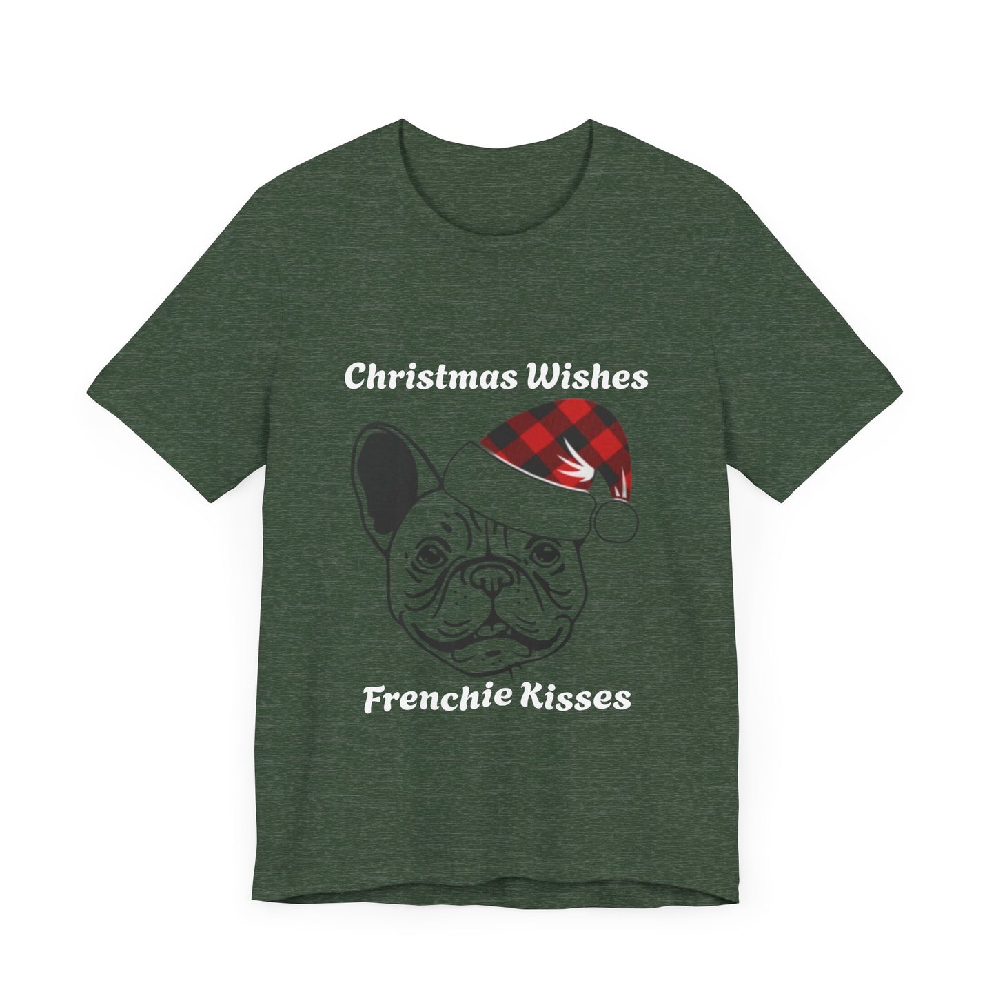 French Bulldog Santa Hat Tee