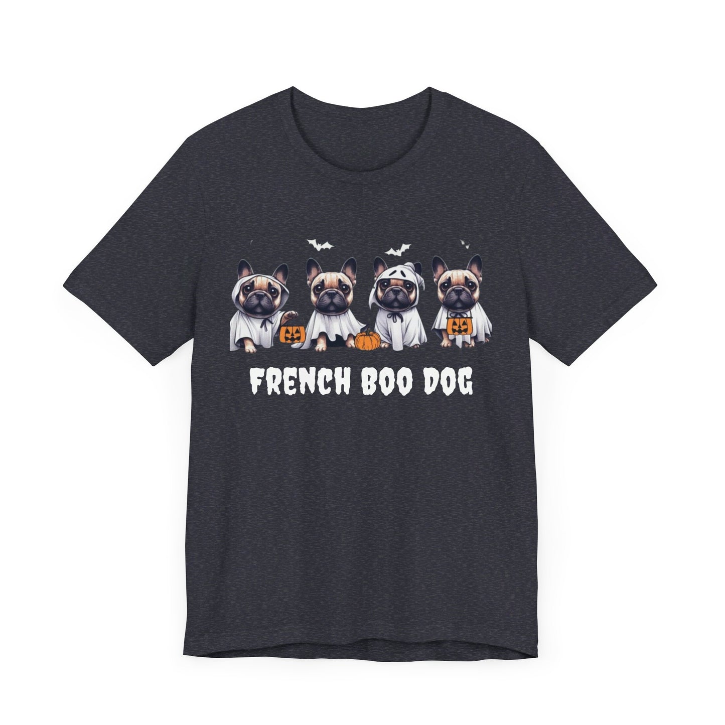 French Boo Dog Halloween Tee