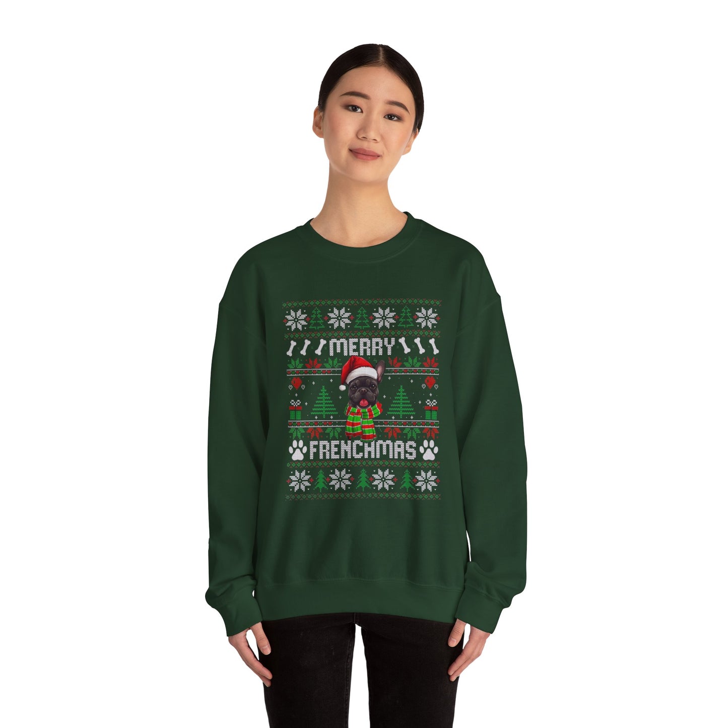 Merry Frenchmas Crew neck Sweatshirt