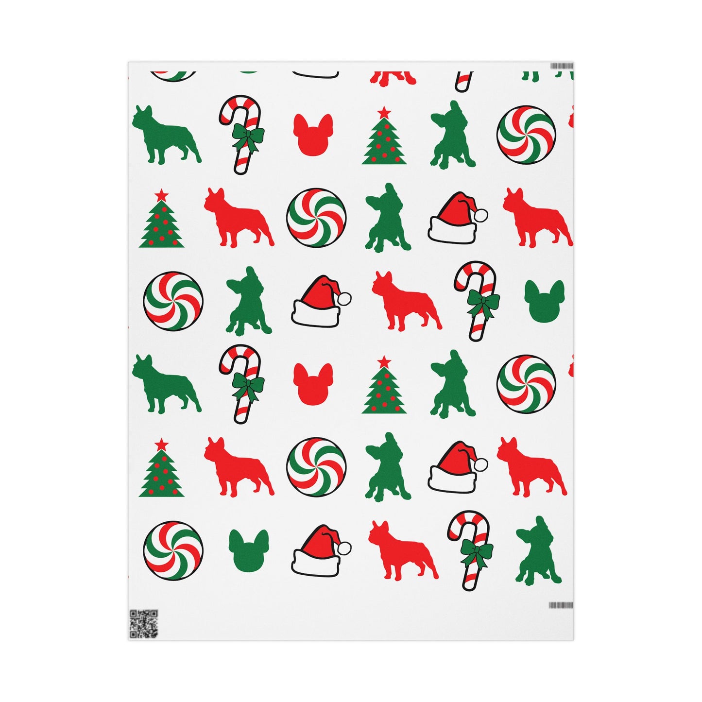 Wrapping Paper - Festive Frenchie