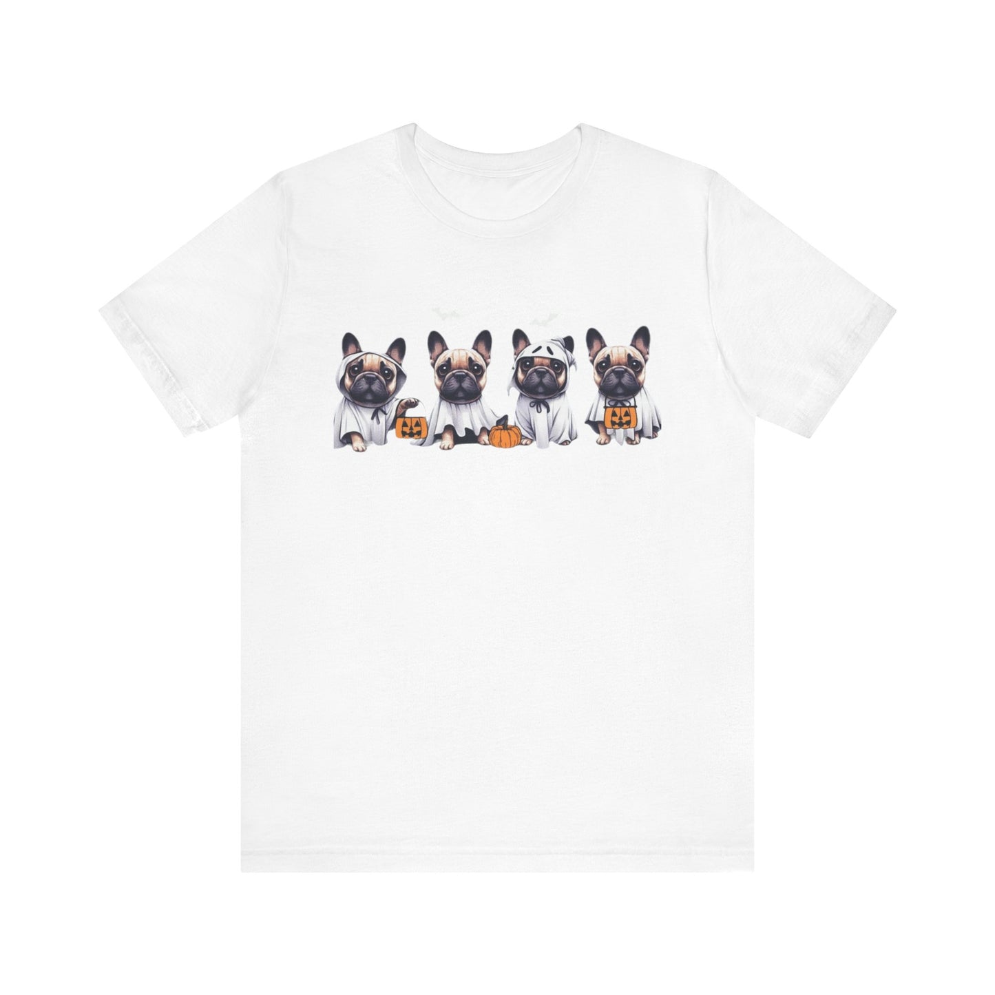 French Boo Dog Halloween Tee