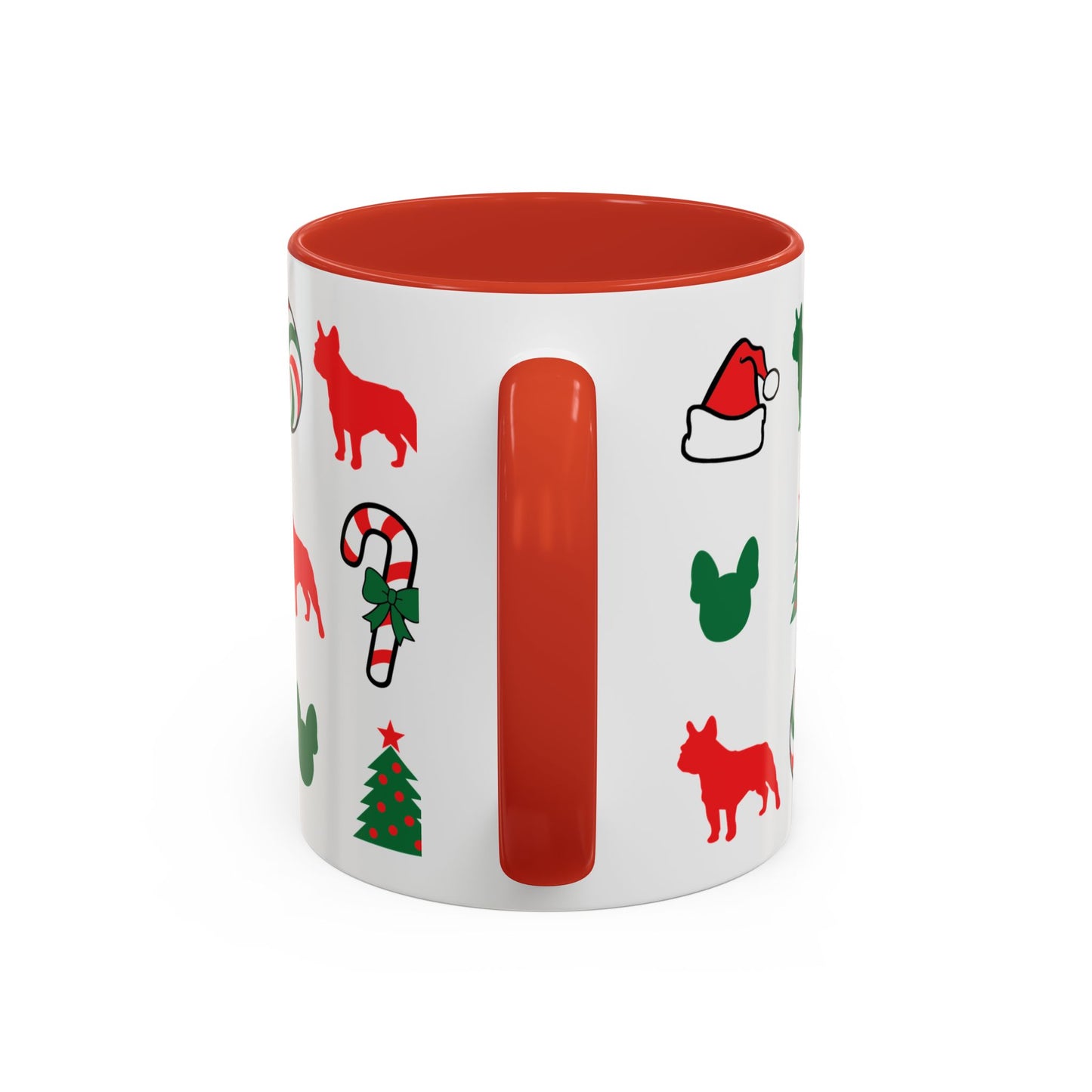 Mug - Frenchie Christmas Accent Coffee Mug (11, 15oz)