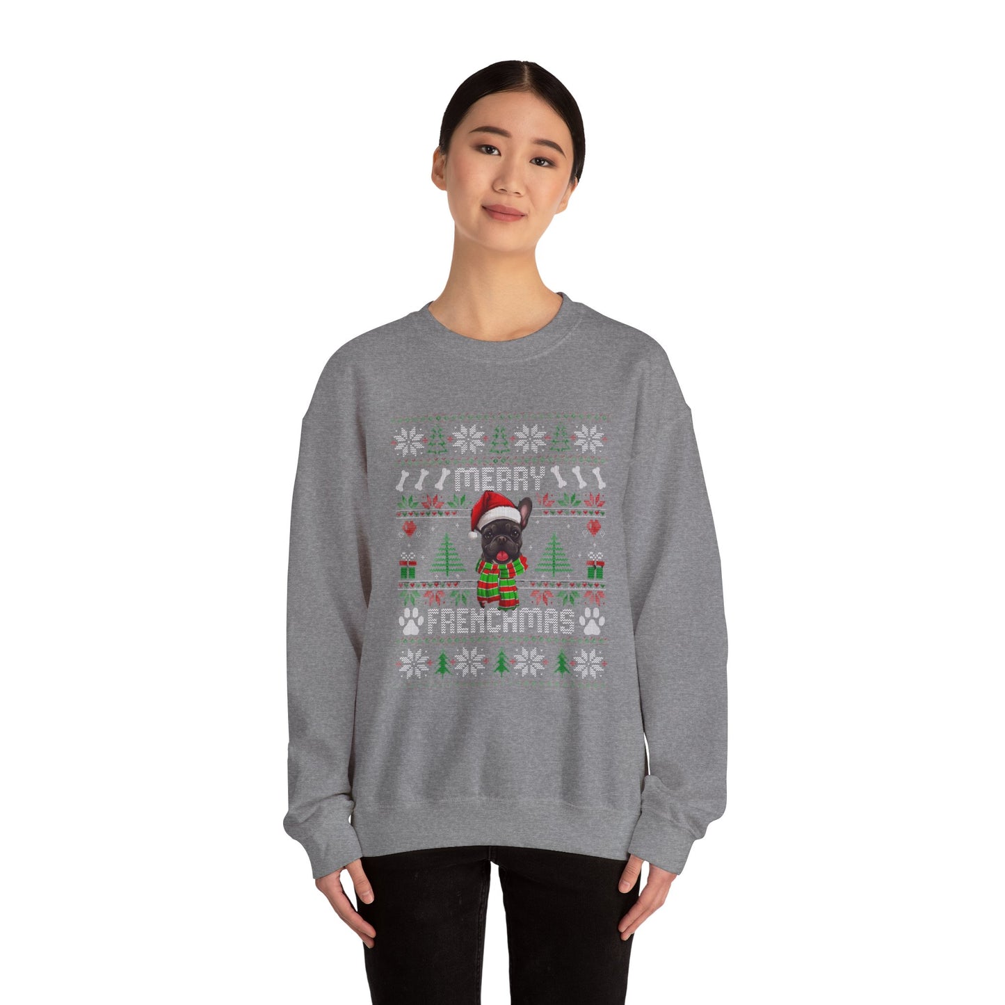 Merry Frenchmas Crew neck Sweatshirt