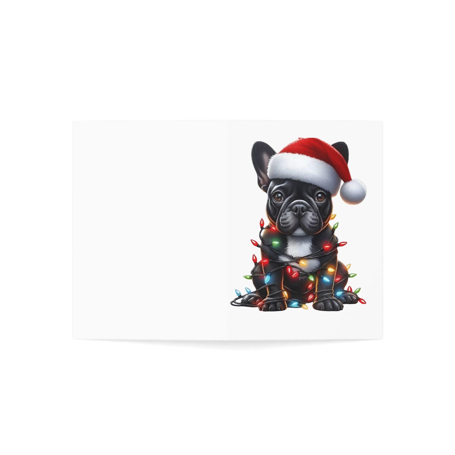 Christmas French Bulldog Greeting Cards (1, 10, 30, and 50pcs)