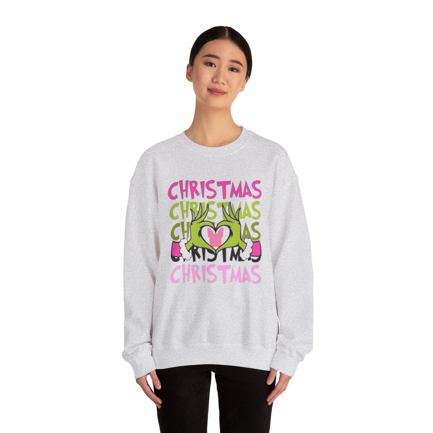 Frenchie Grinch Sweatshirt Silhouette Design