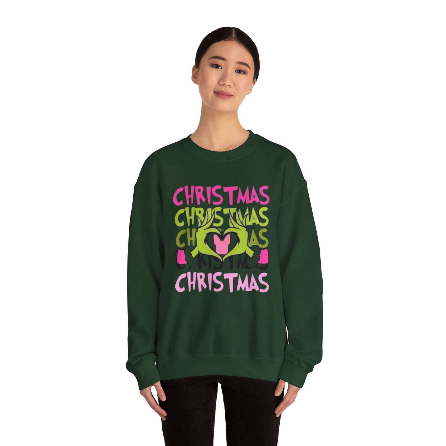 Frenchie Grinch Sweatshirt Silhouette Design